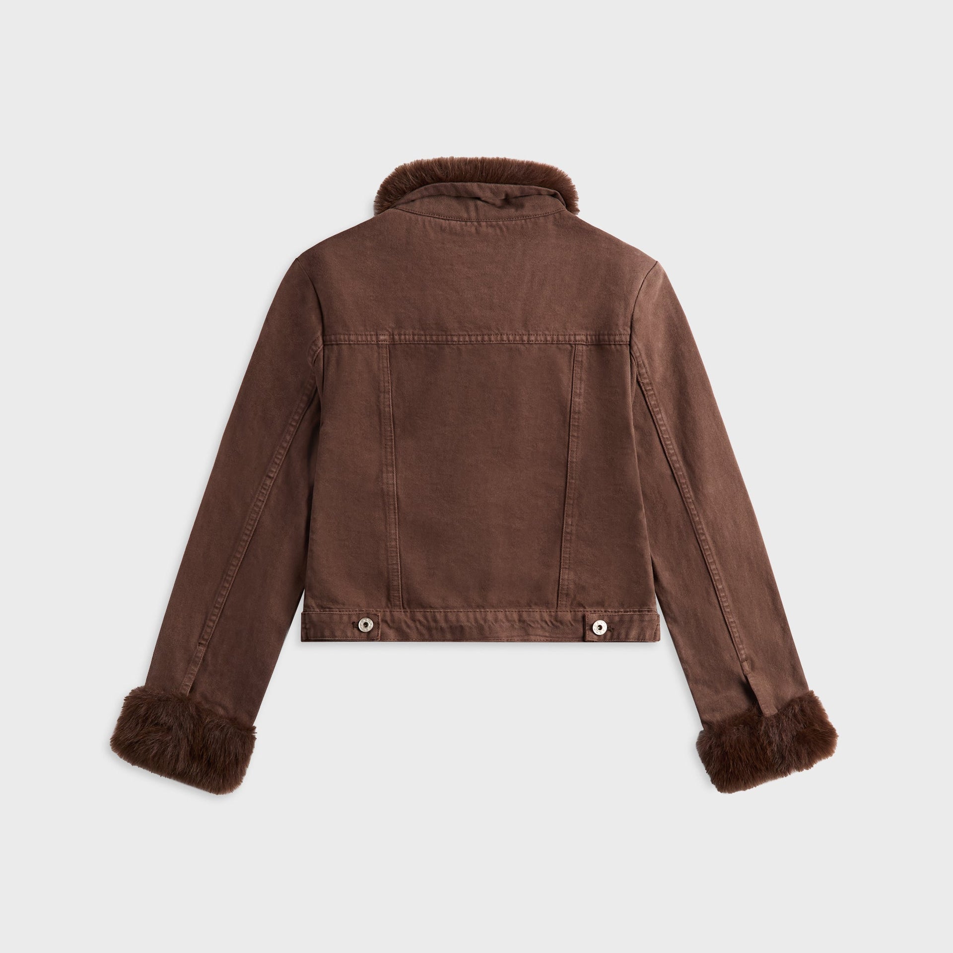 GUIZIO Ares Faux Fur Jacket - Brown