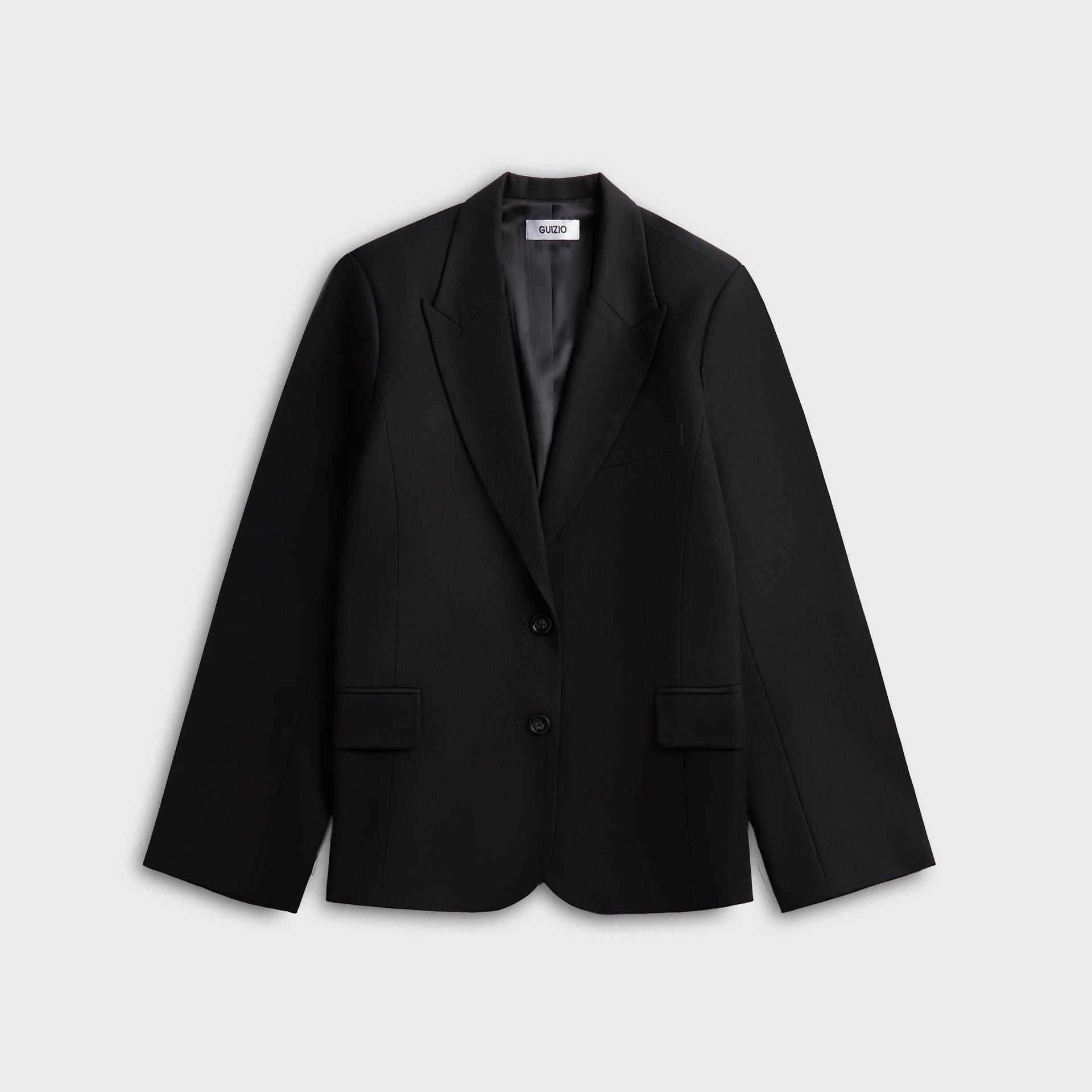 GUIZIO Oversized Blazer - Black