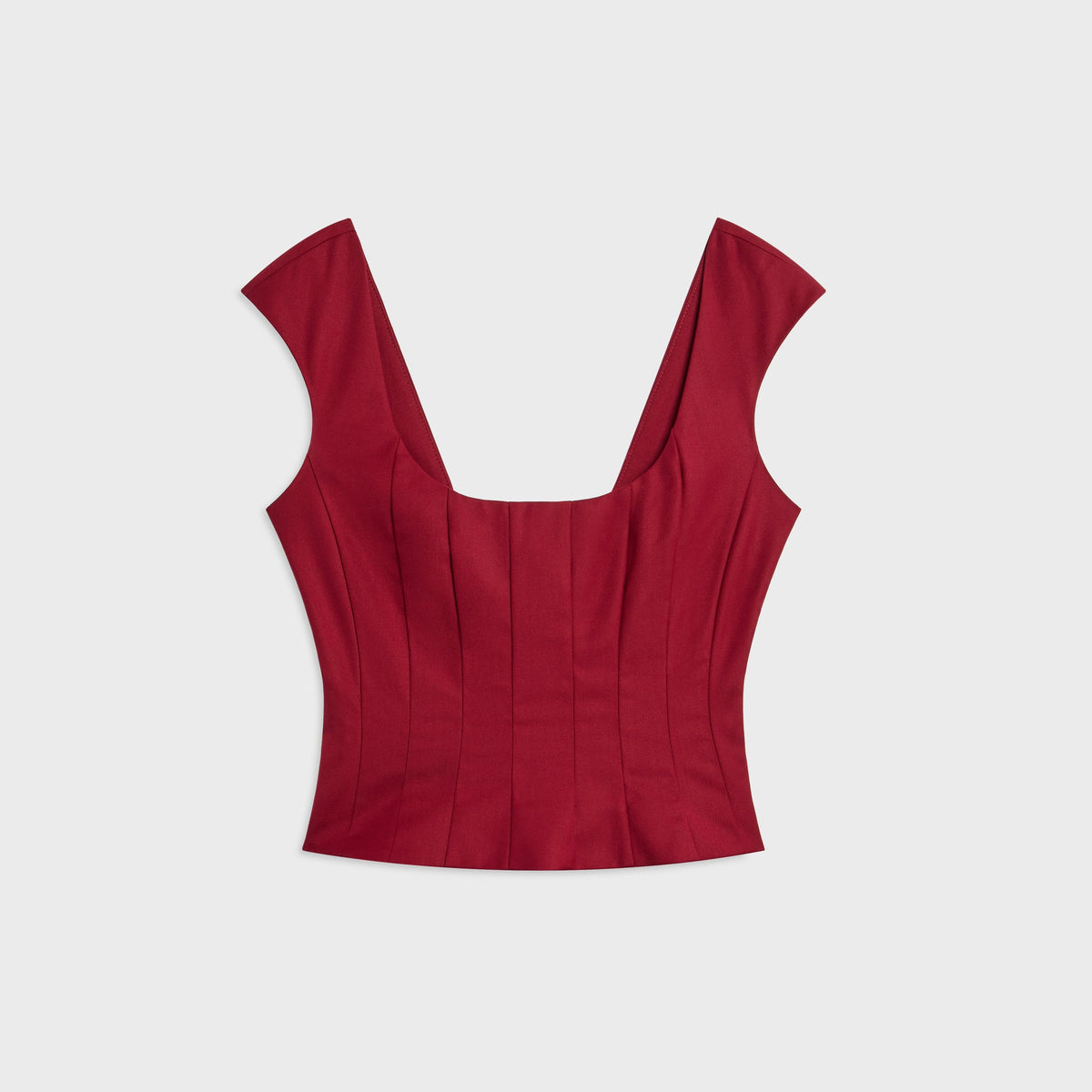 GUIZIO Leila Twill Top - Bordeaux