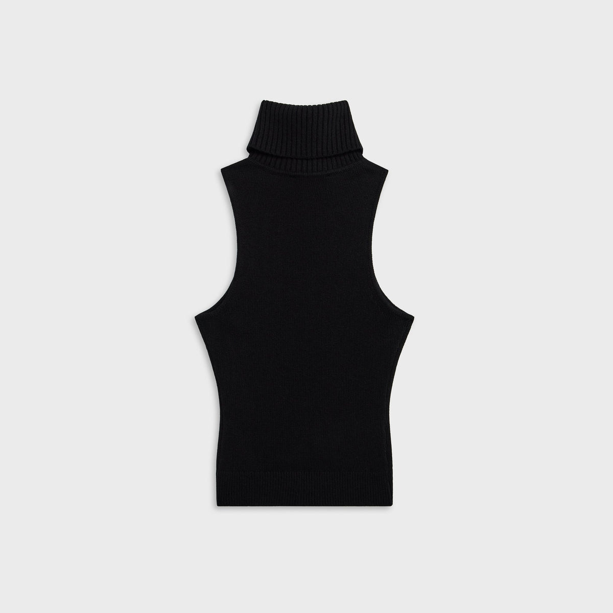 GUIZIO Hana Sleeveless Turtleneck Top - Black