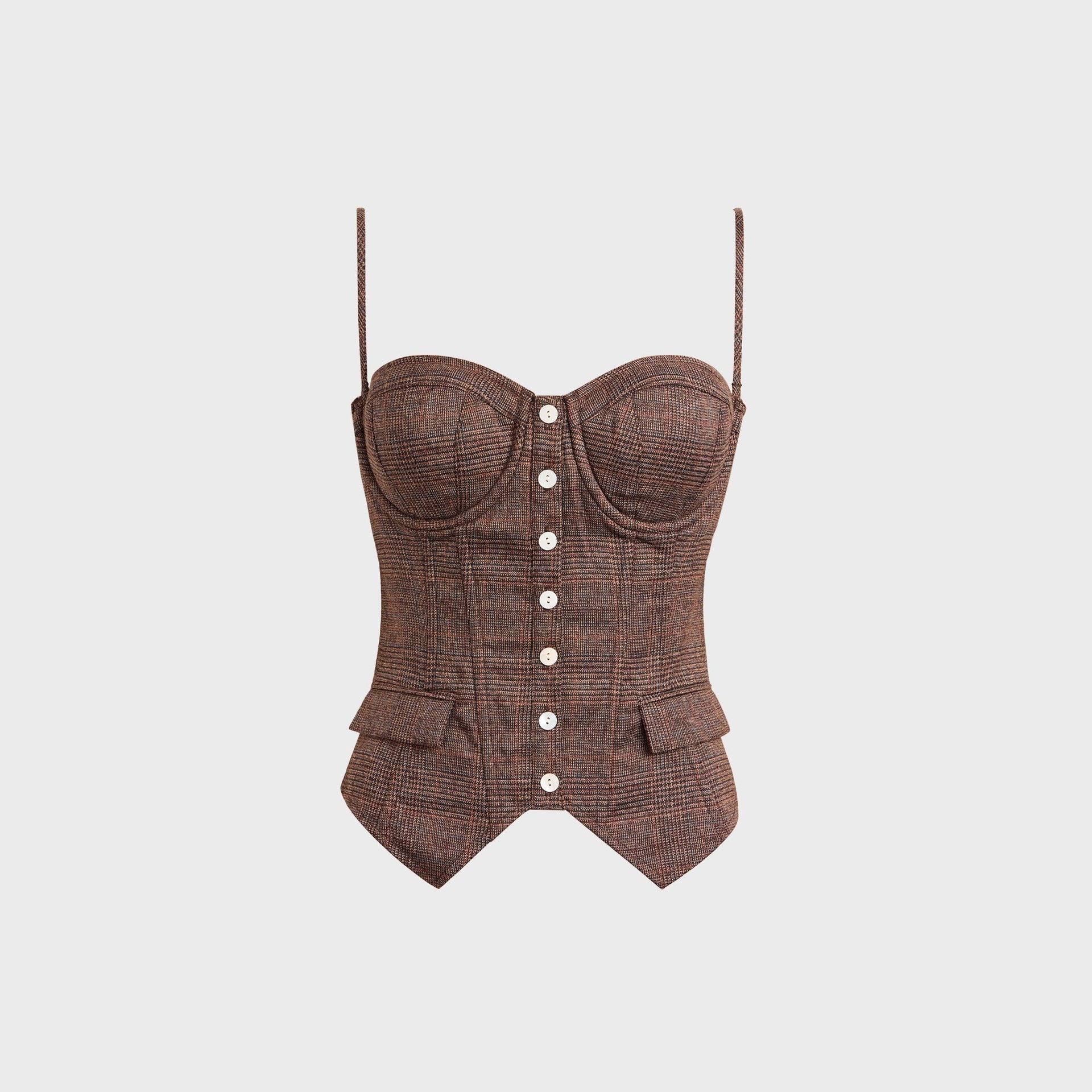 GUIZIO Edith Corset - Espresso