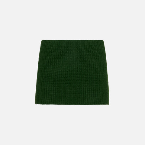 GUIZIO x Champion Rib Knit Mini Skirt - Green