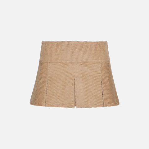 GUIZIO x Champion Corduroy Skirt - Desert Brown