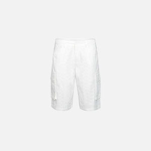 GUIZIO Justina Eyelet sweatpants Shorts - White