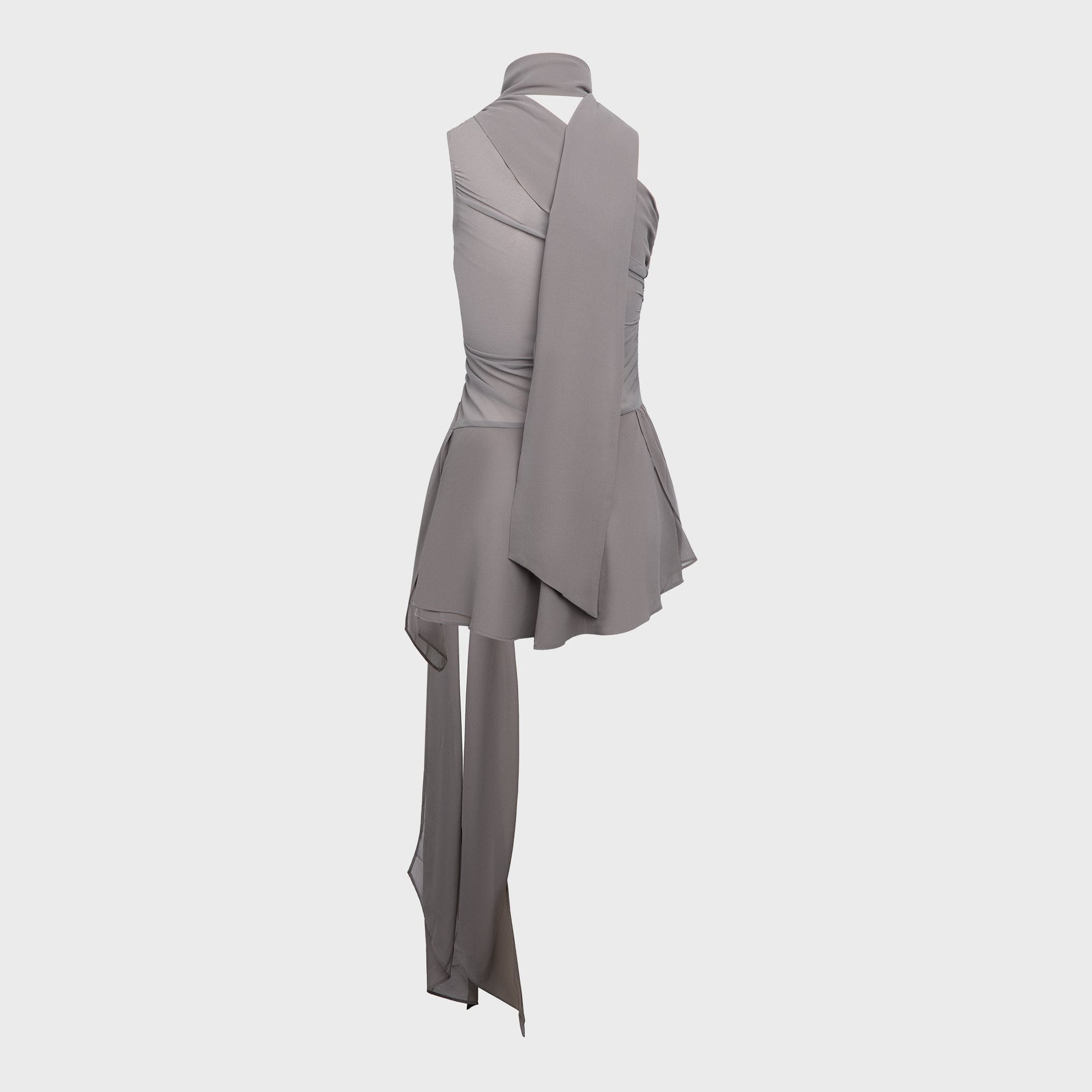 GUIZIO Cyrielle Dress in Gunmetal