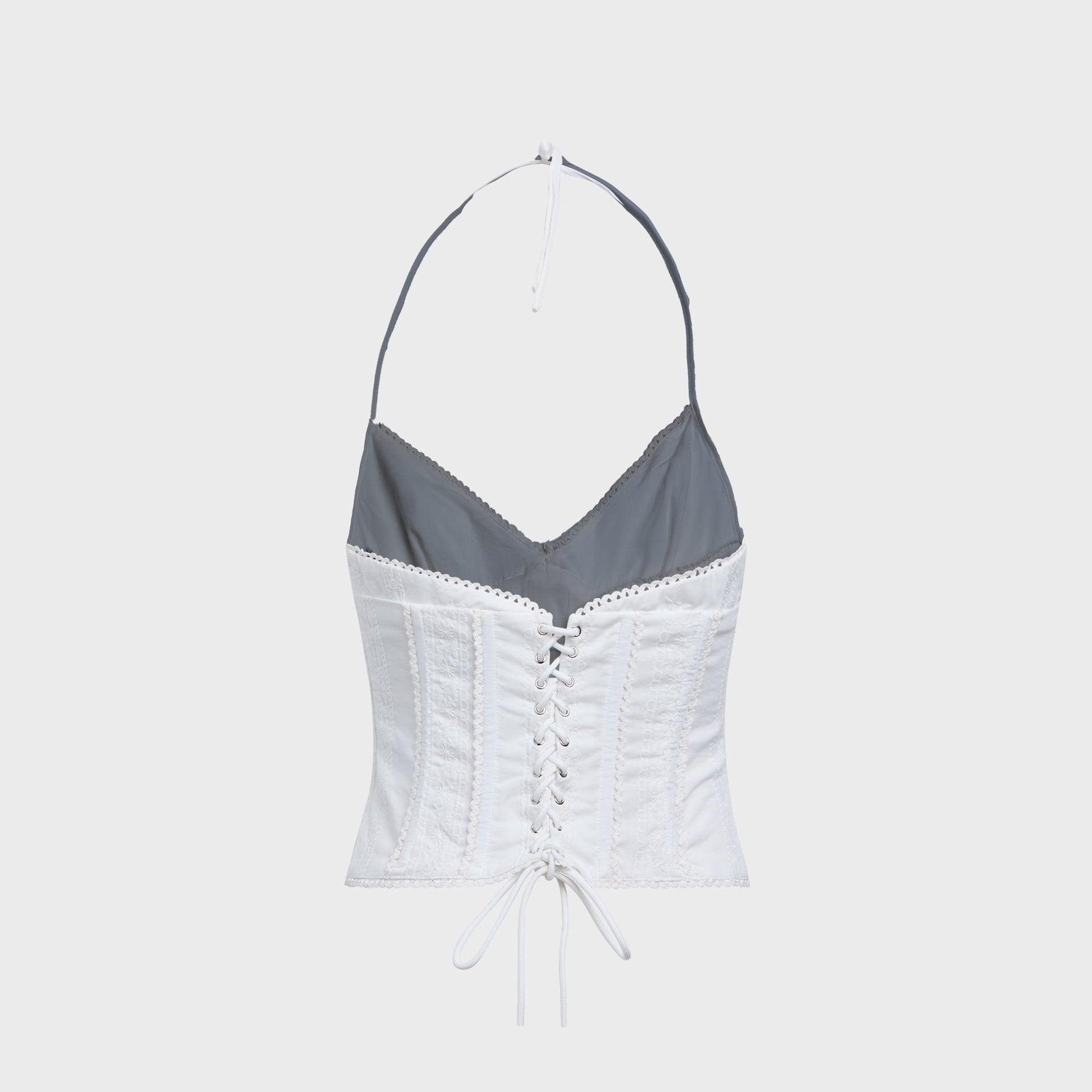GUIZIO Marini Corset Top - White