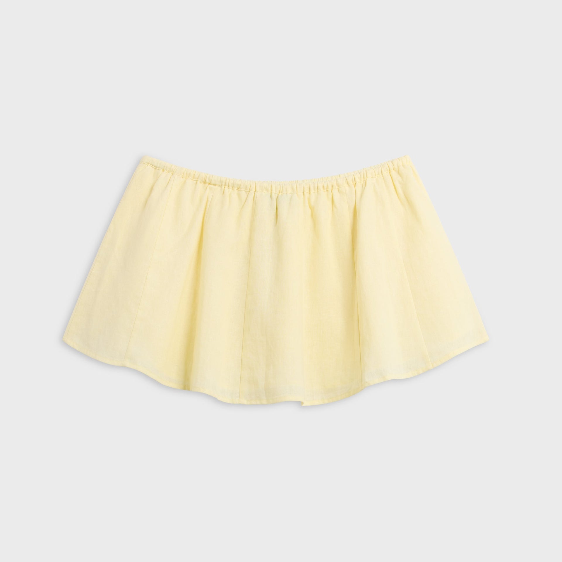 GUIZIO Leila Mini Skirt - Honey Butter Yellow