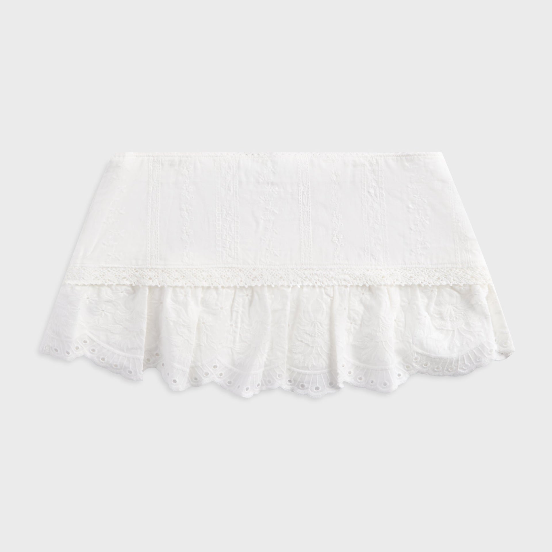 GUIZIO Aylin Mini Skirt - White