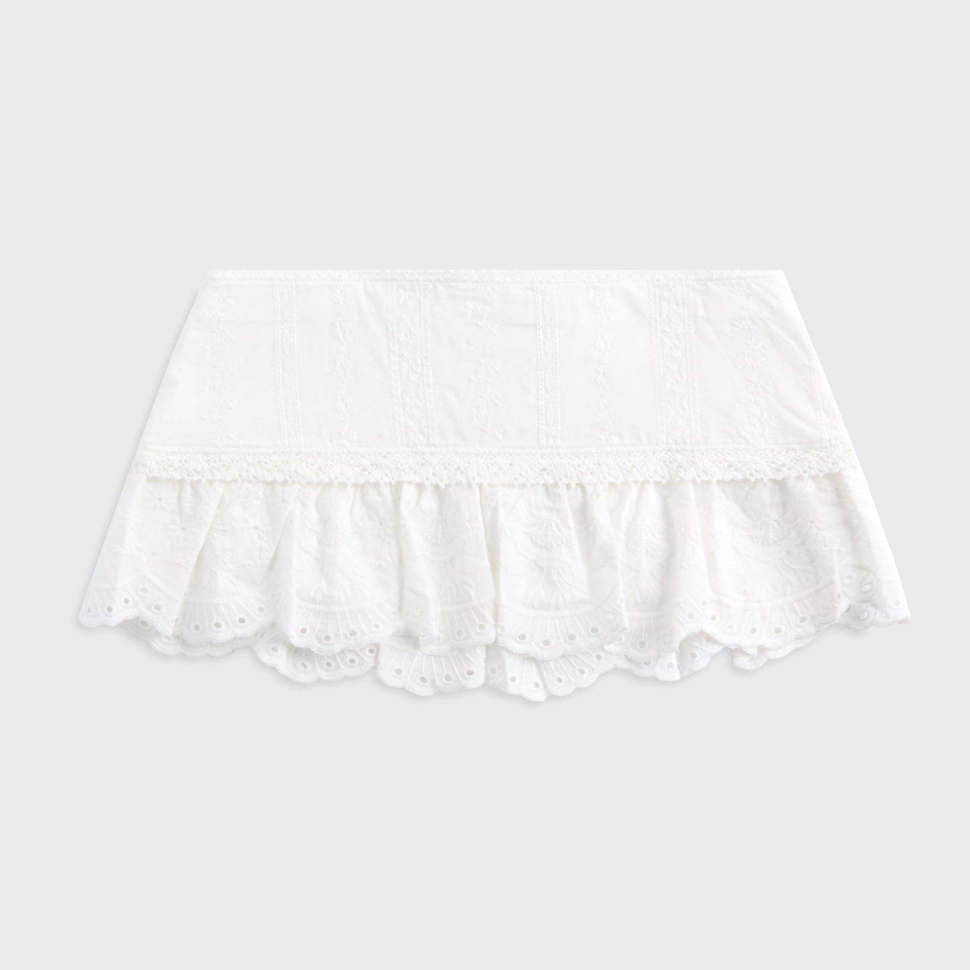 GUIZIO Aylin Mini Skirt - White