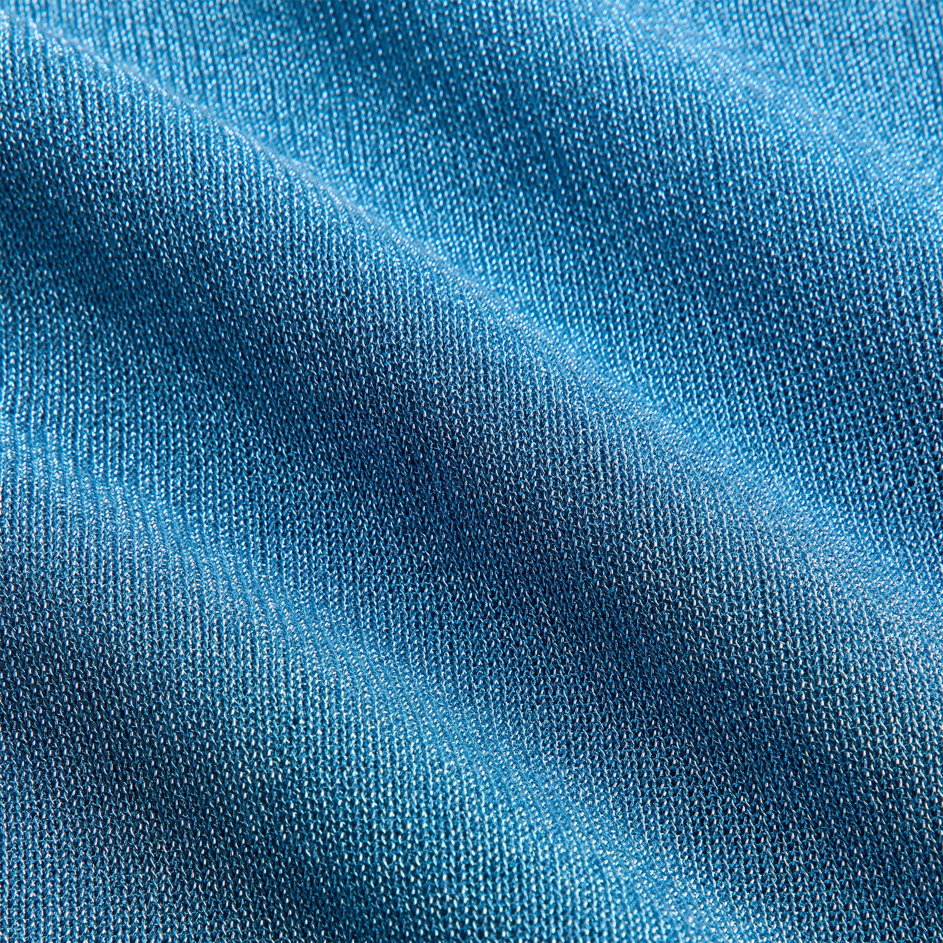 GUIZIO Estelle Backless Mini Dress - Metallic Sea Blue