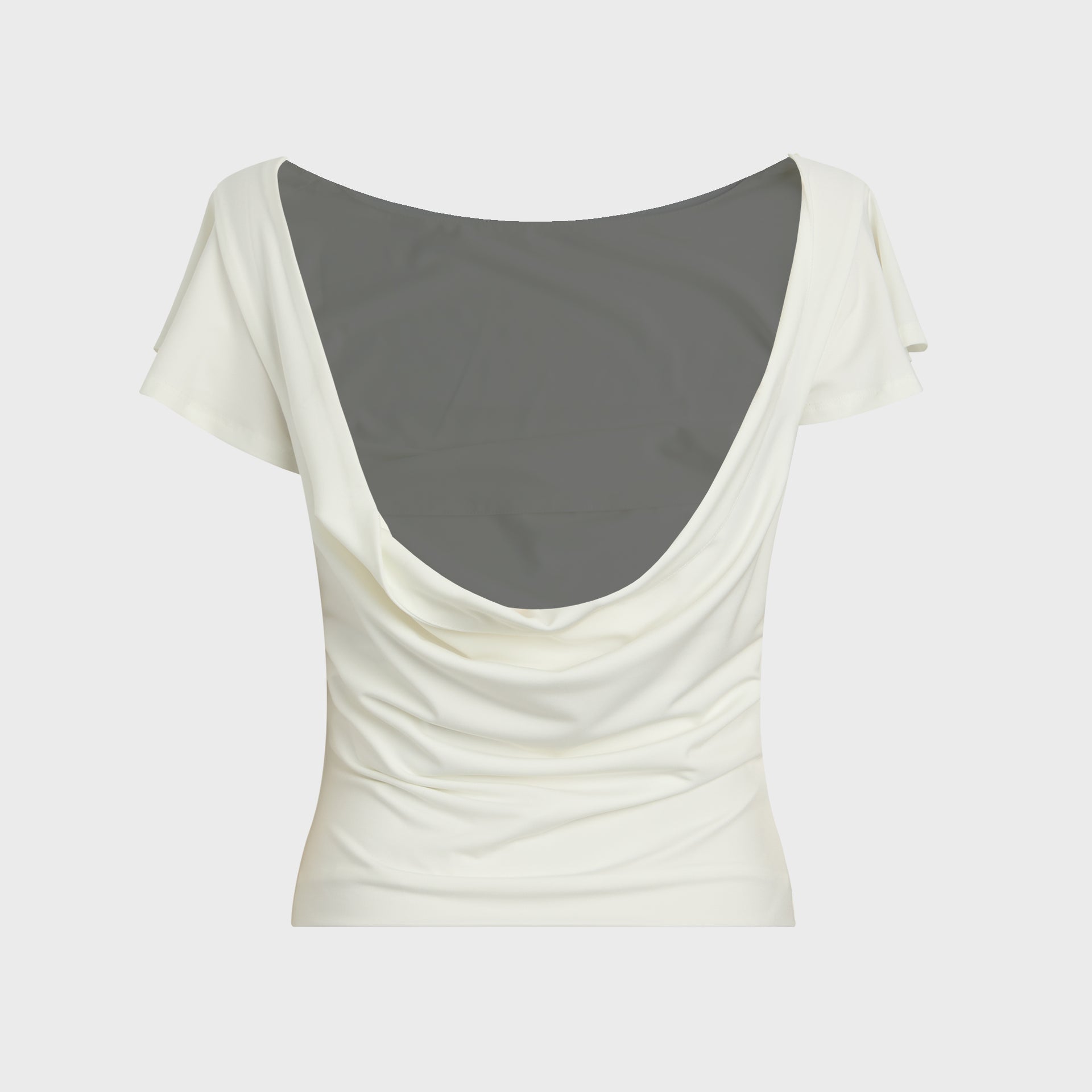 GUIZIO Soffiano Top - Ivory