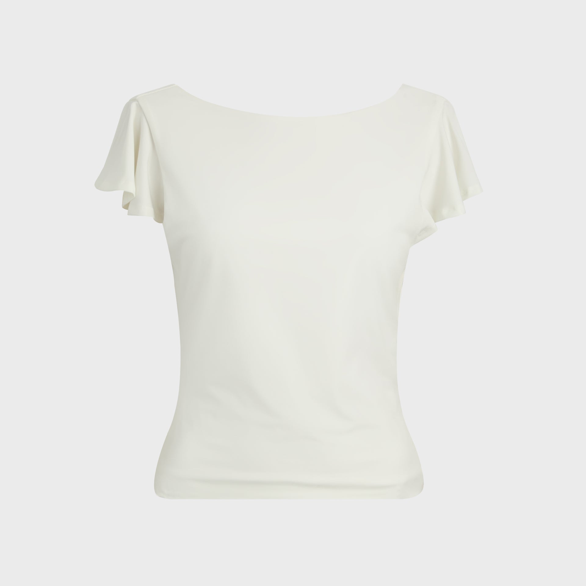 GUIZIO Soffiano Top - Ivory