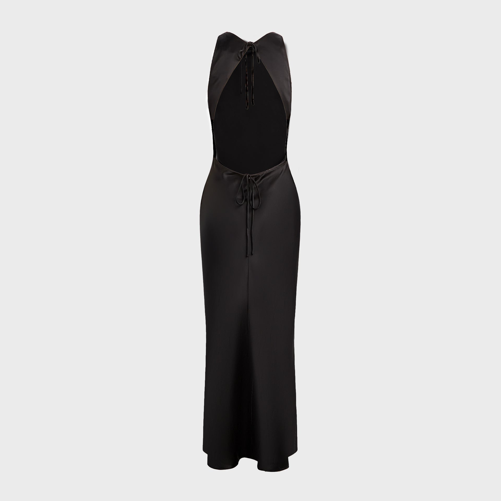 GUIZIO Lina Midi Dress - Black