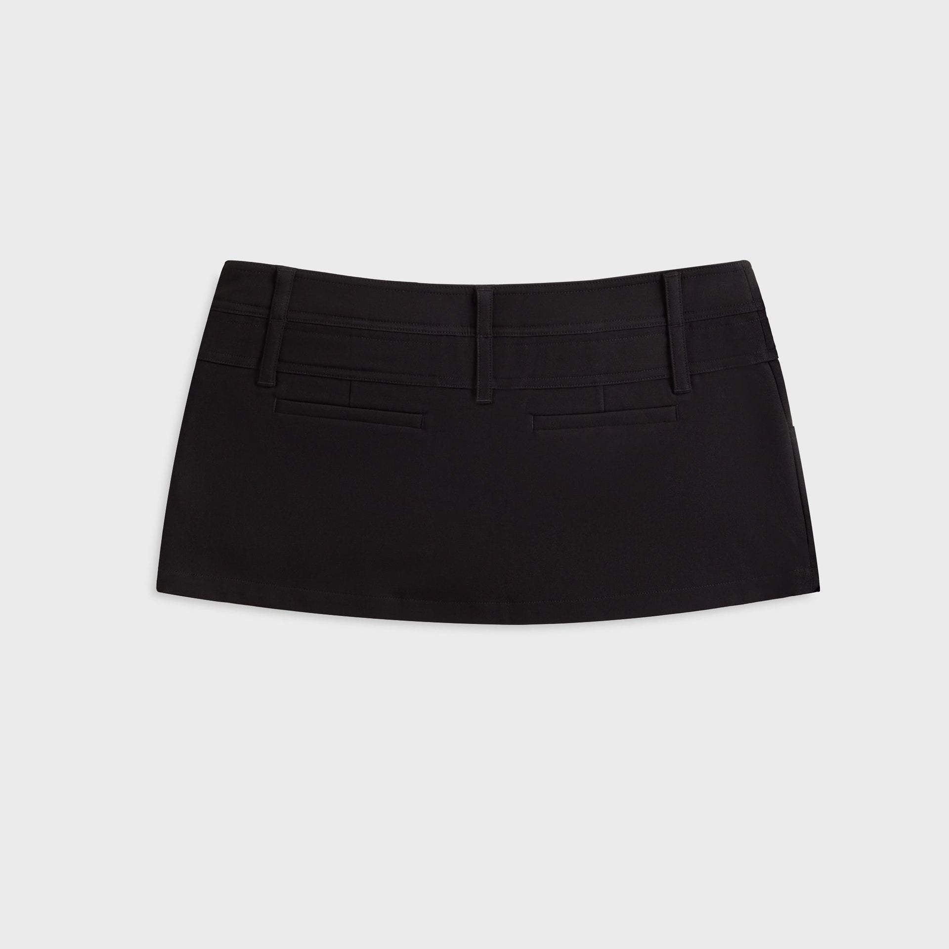 GUIZIO Double Breasted Mini Skort - Black