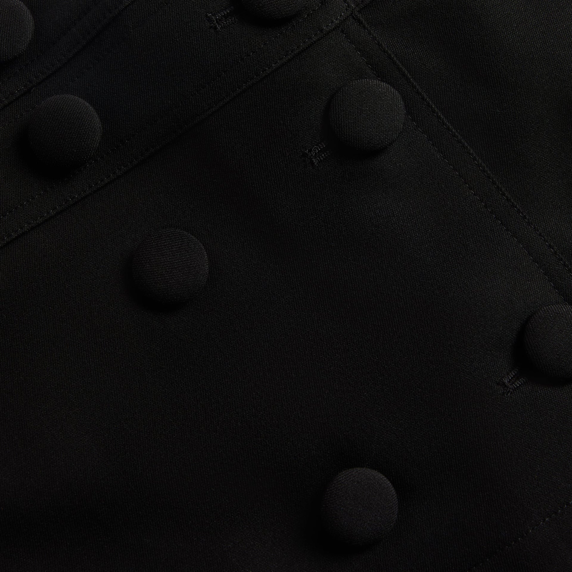 GUIZIO Double Breasted Mini Skort - Black