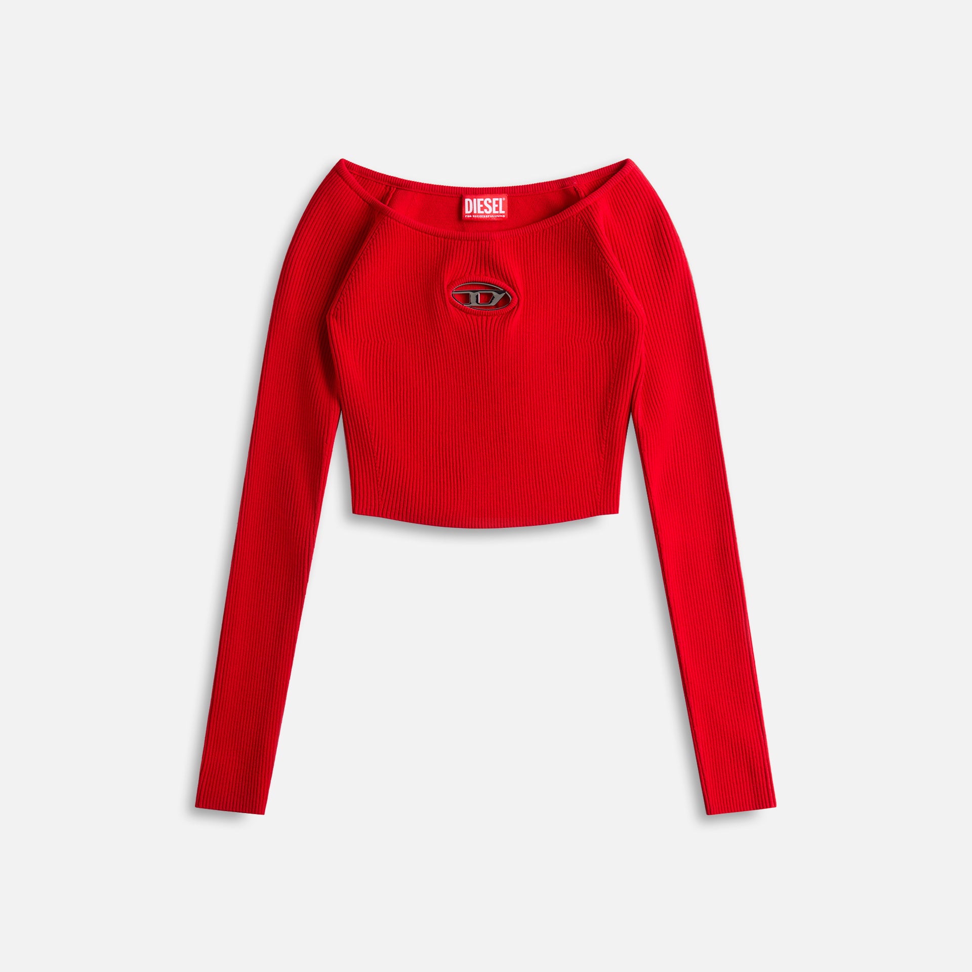 Diesel M-Vera Long Sleeve Tee - Red