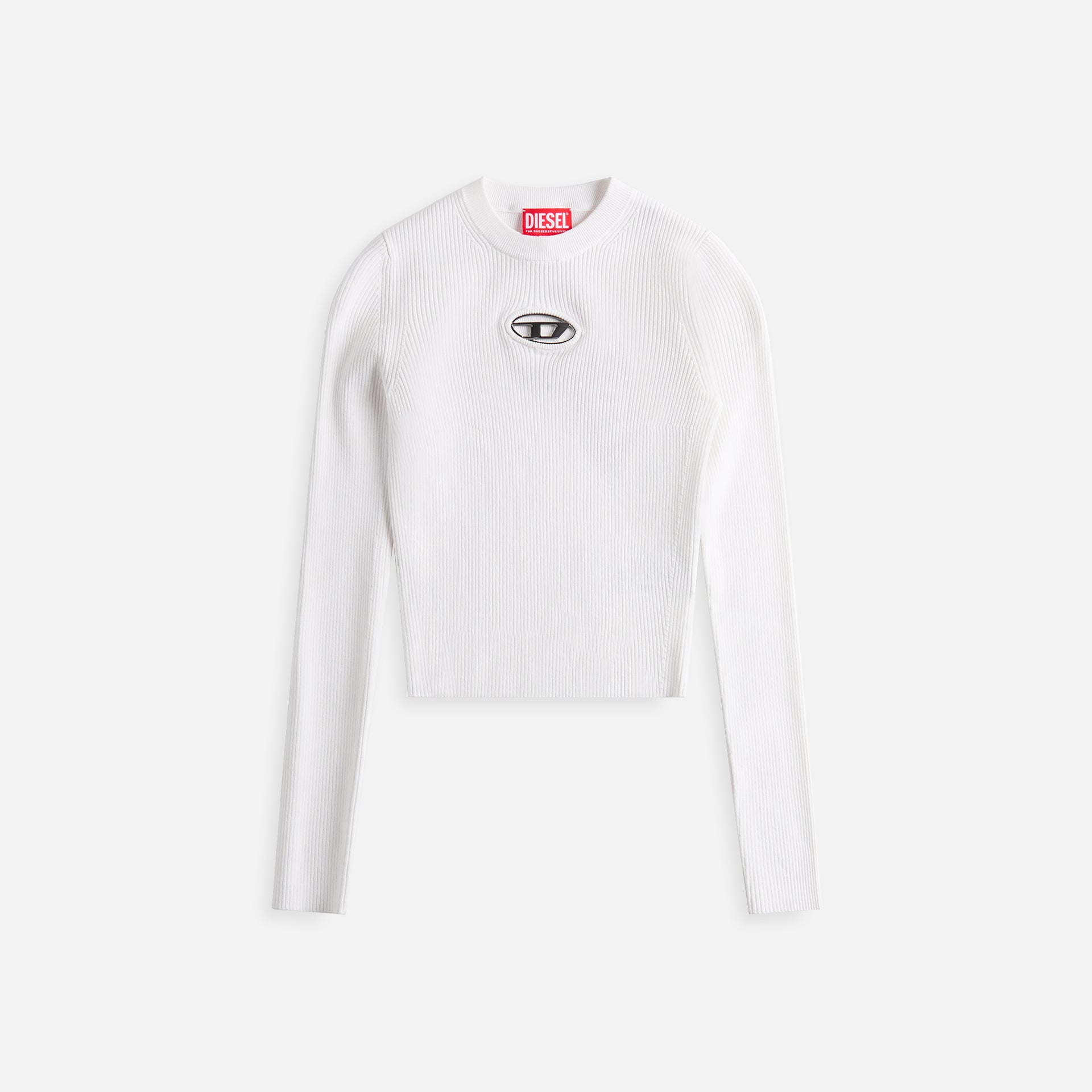 Diesel M-Valari Long Sleeve Tee - White