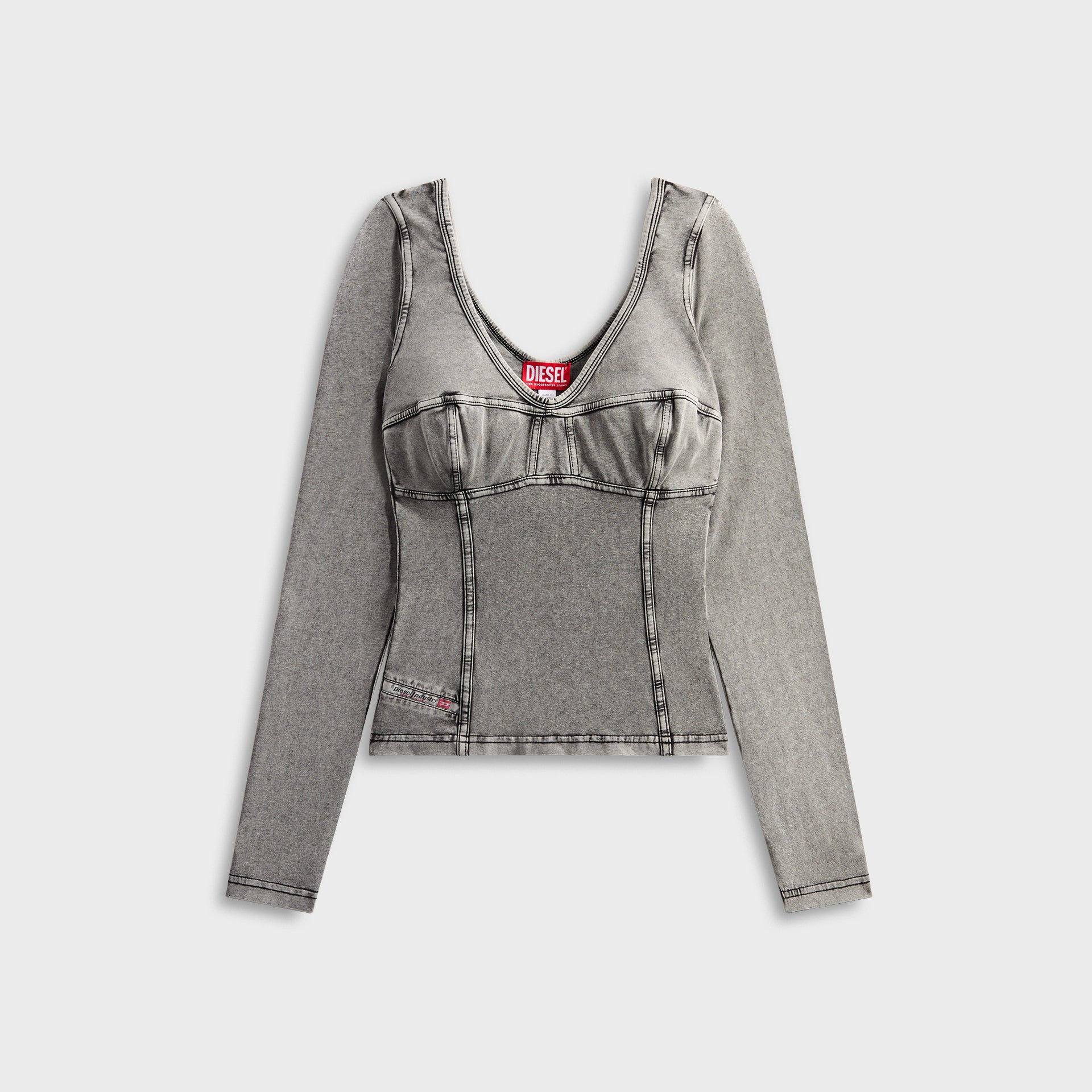 Diesel T-Elin Top - Washed Grey