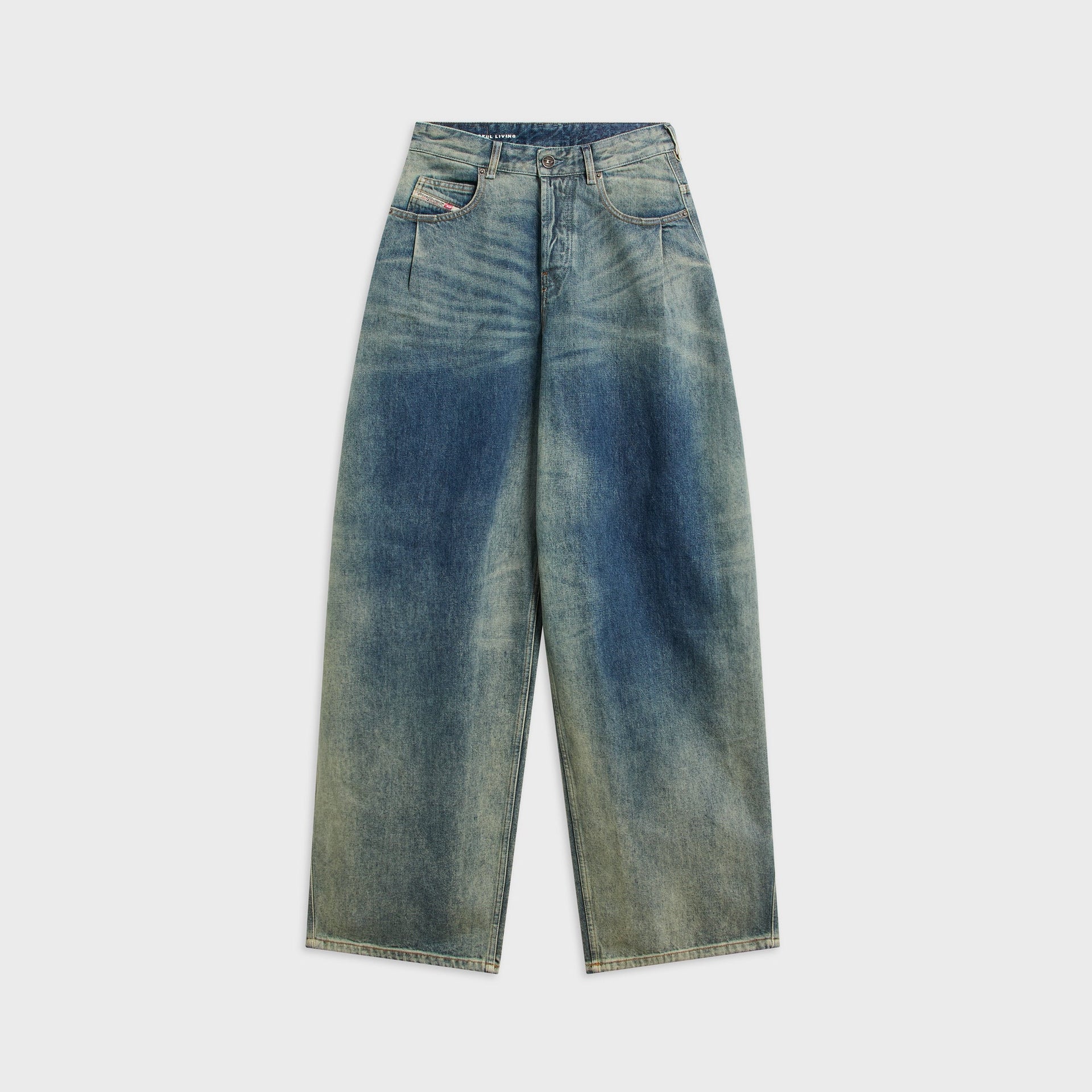 Diesel Relaxed High Waist 1987 D-Khelz Jean - Blue