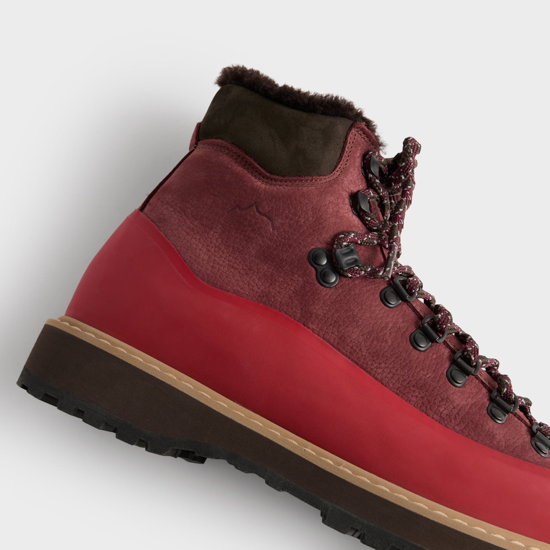 Ronnie Fieg for Diemme Roccia Vet Gomma Shearling - Bordeaux