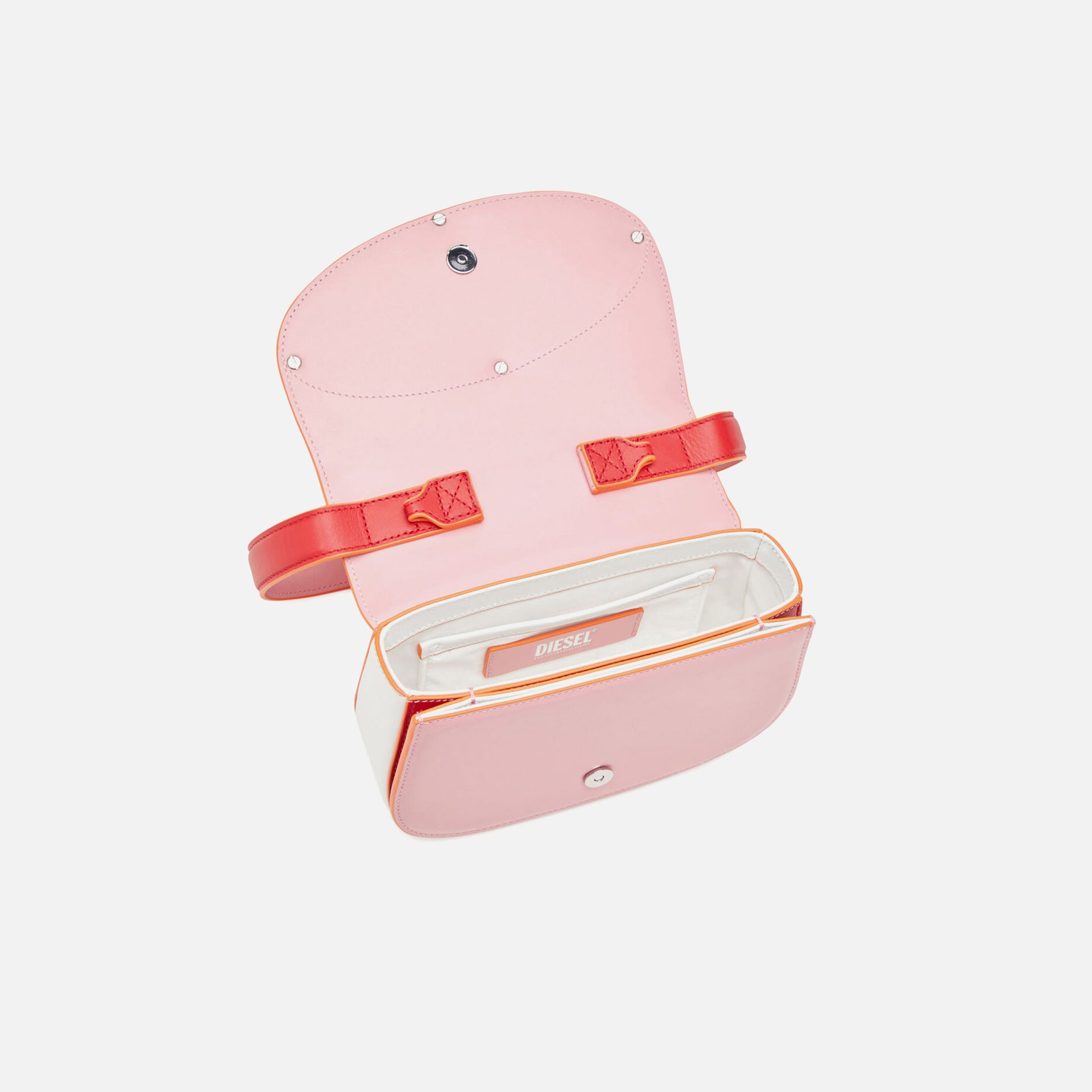 Diesel D Logo Bag - Pink / Red / Multi