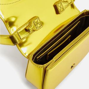 Diesel 1 DR Mirror Leather Bag - Yellow