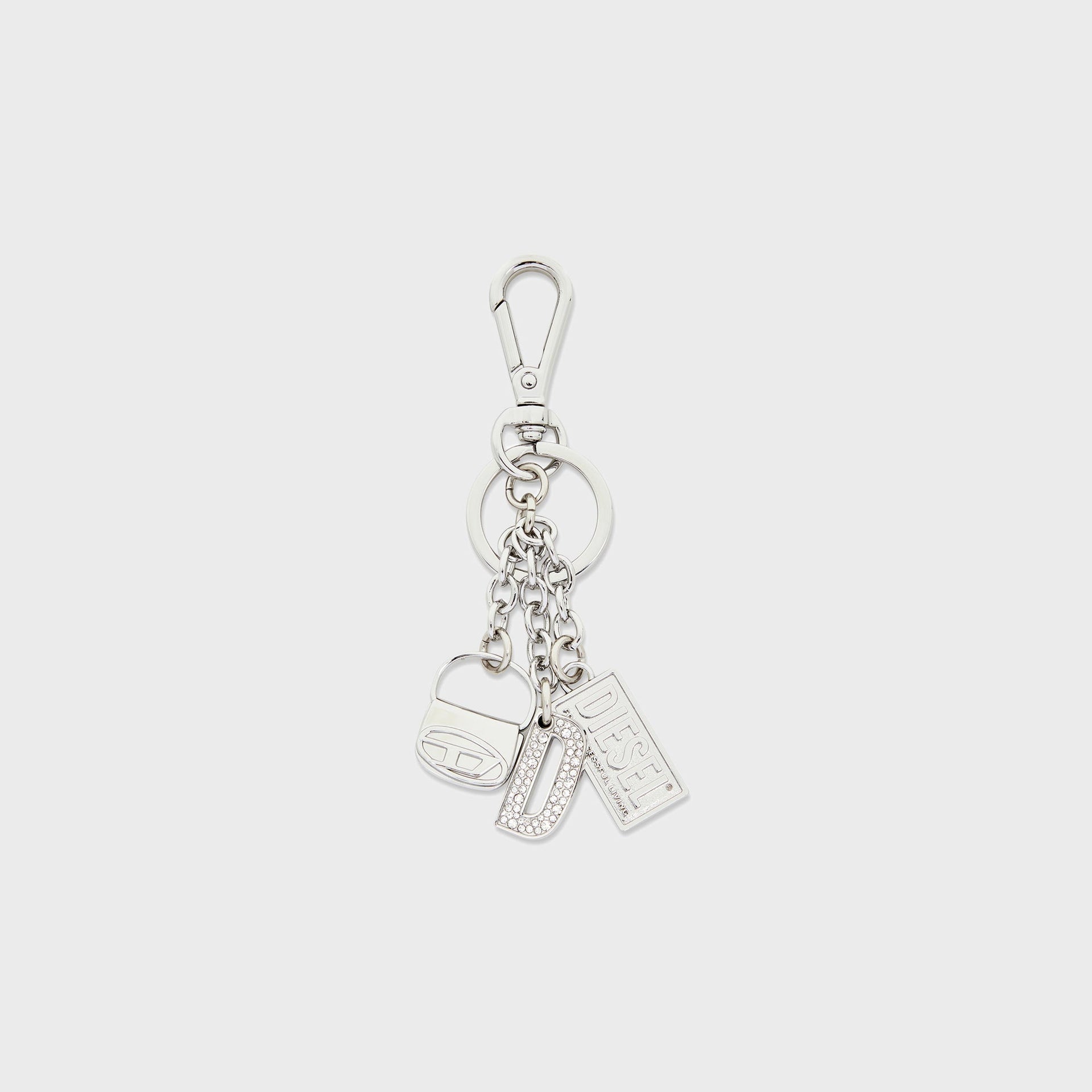 Diesel 1DR Key Multicharm in Silver