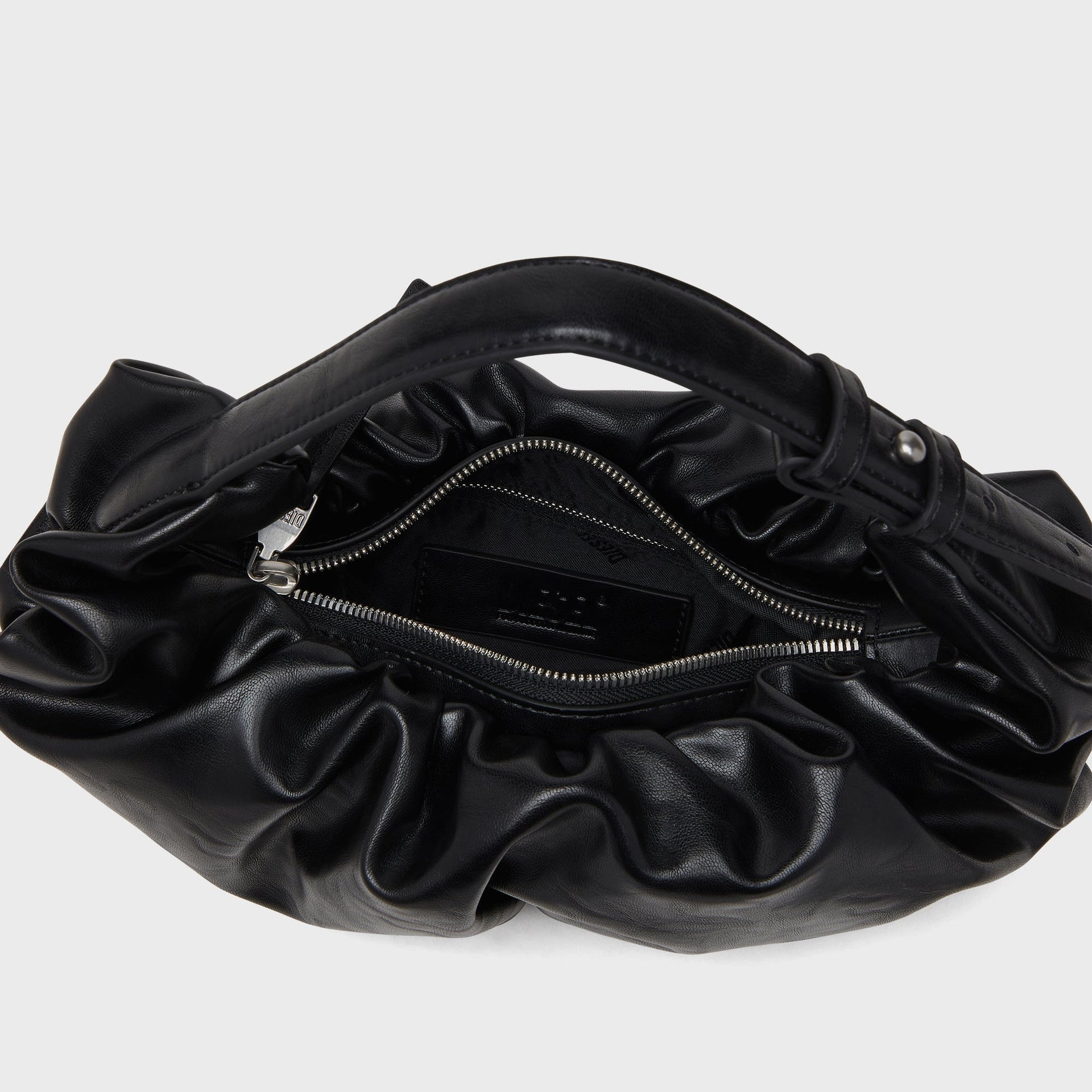 Diesel Grab-D 2.0 Hobo Shoulder Bag - Black
