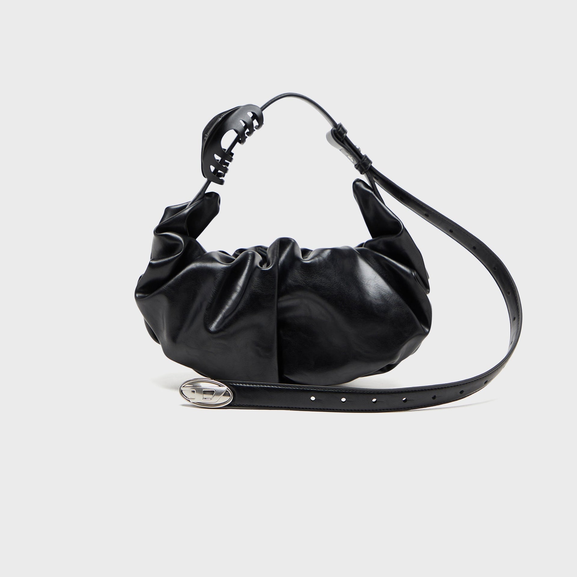 Diesel Grab-D 2.0 Hobo Shoulder Bag - Black