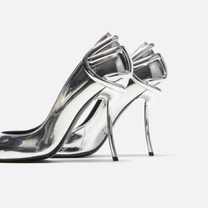 Diesel D-Ten & Half-Metallic Pumps - Mirror PU Silver