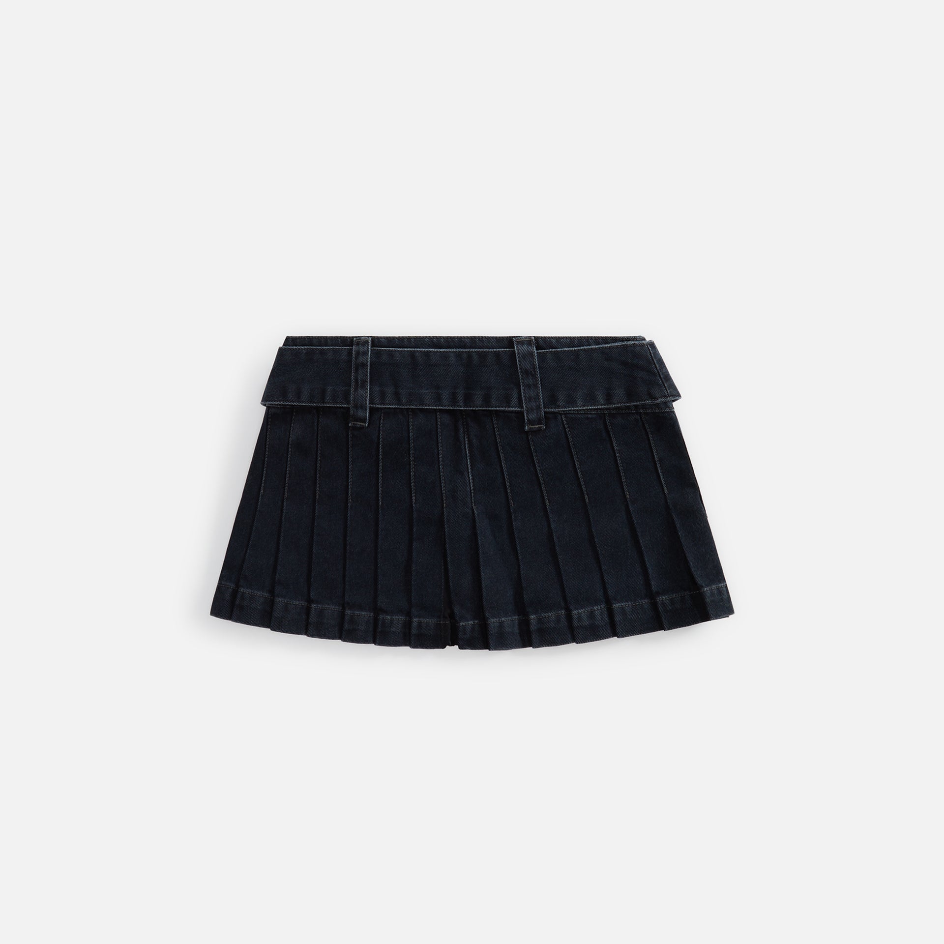 Dion Lee Darted Denim Mini Skirt - Black