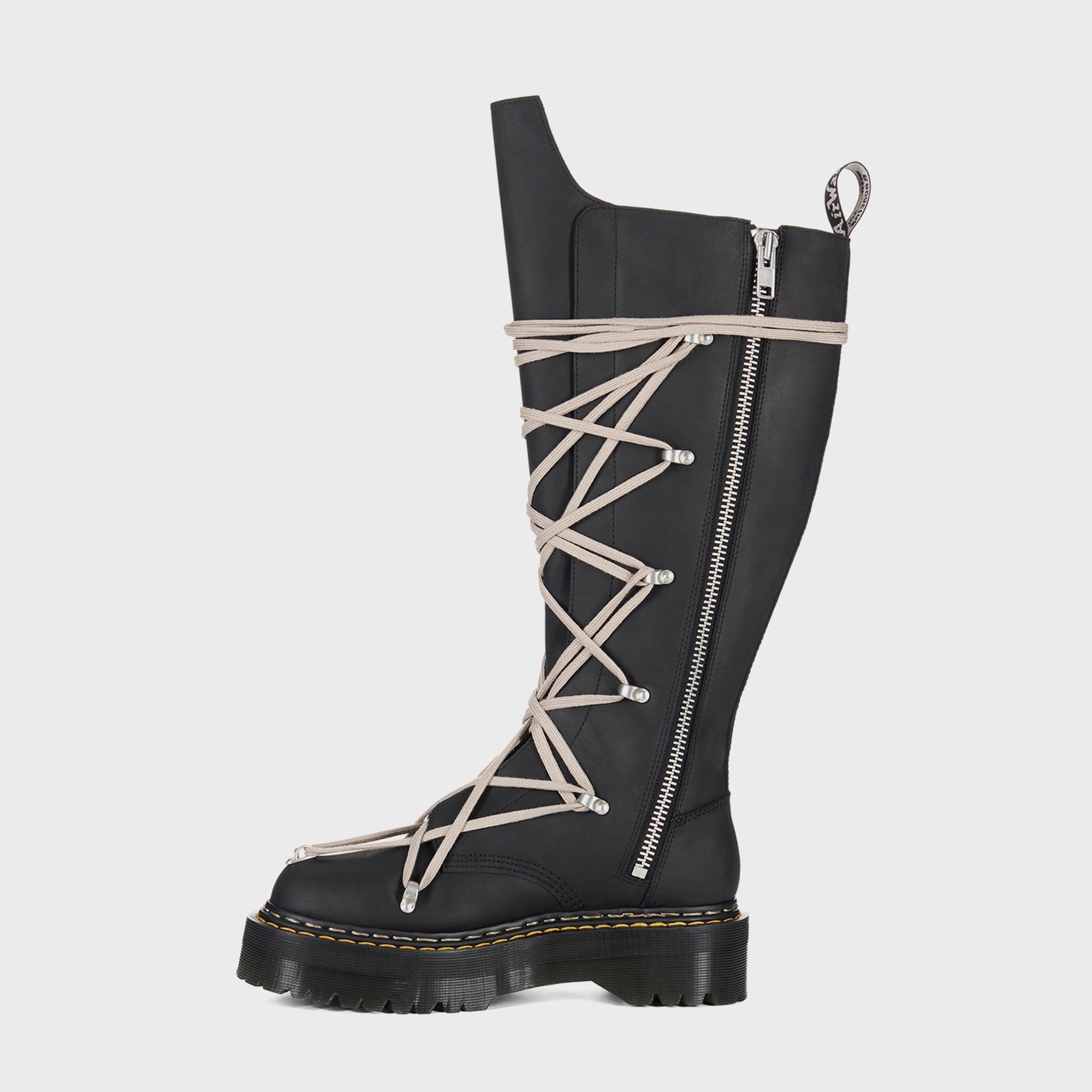 靴 rick owens dr.martens RICK OWENS x DR. MARTENS 1460 DMXL MEGA LACE BOOT | SIZE 7 US