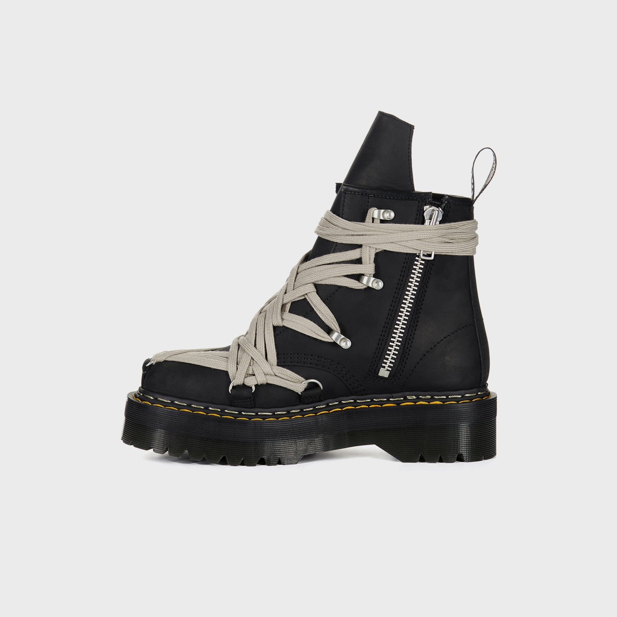 Rick Owens × Dr.Martens 1460 Quad Sole Buy Dr. Martens x Rick Owens 1460 Quad Leather Sole
