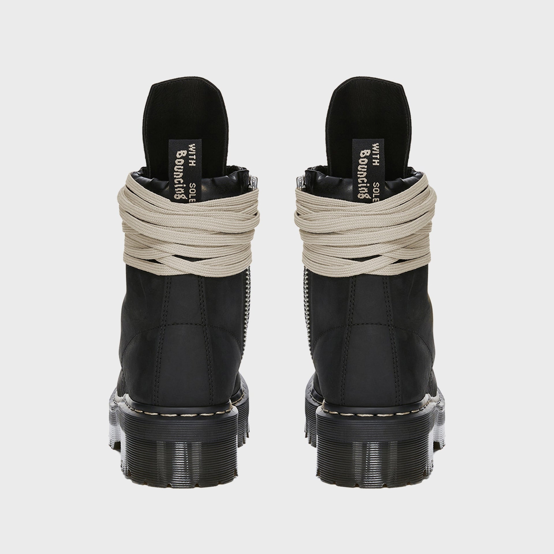 Dr. Martens x Rick Owens DRKSHDW Quad Sole Steel Toe Boot - Black