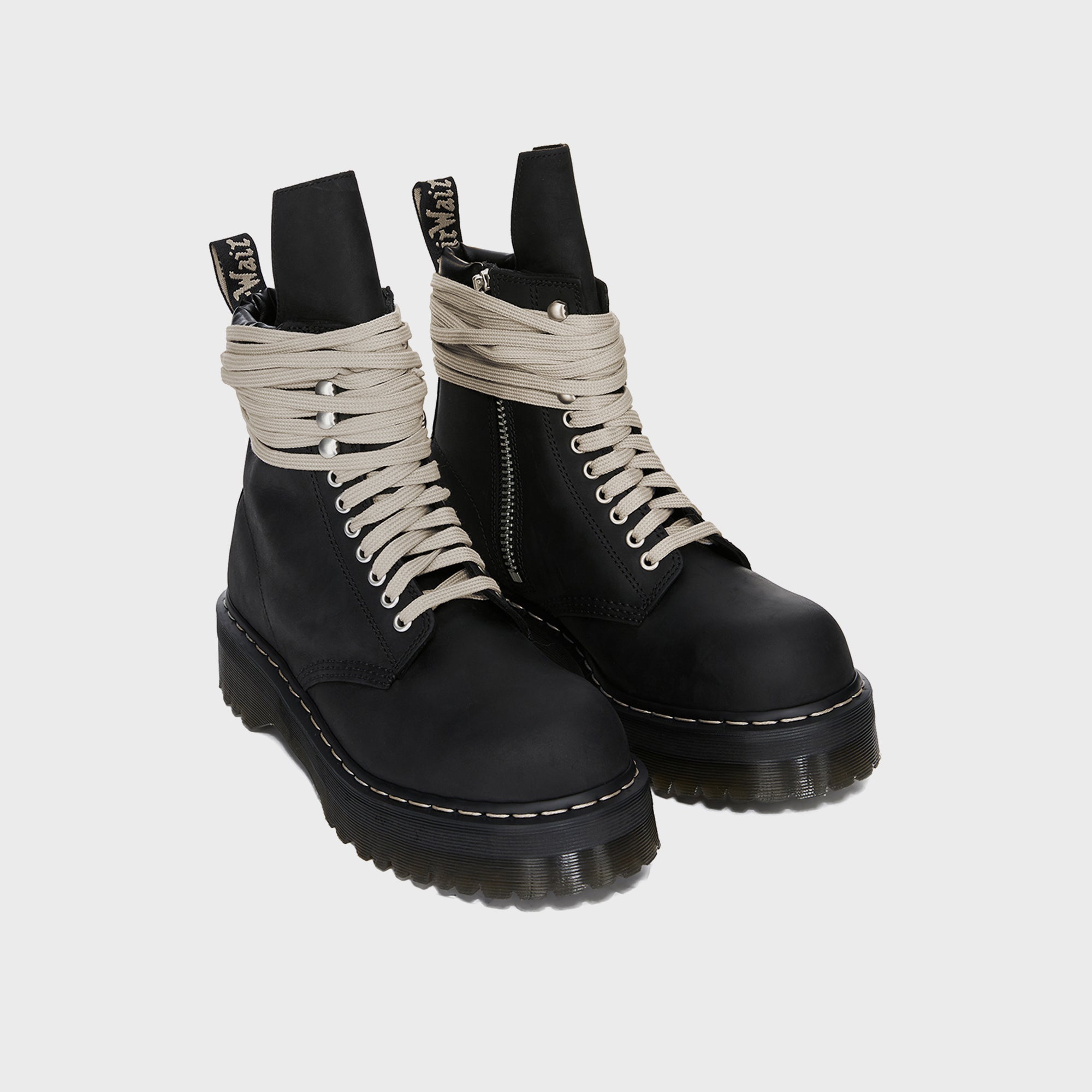 Dr. Martens x Rick Owens DRKSHDW Quad Sole Steel Toe Boot - Black