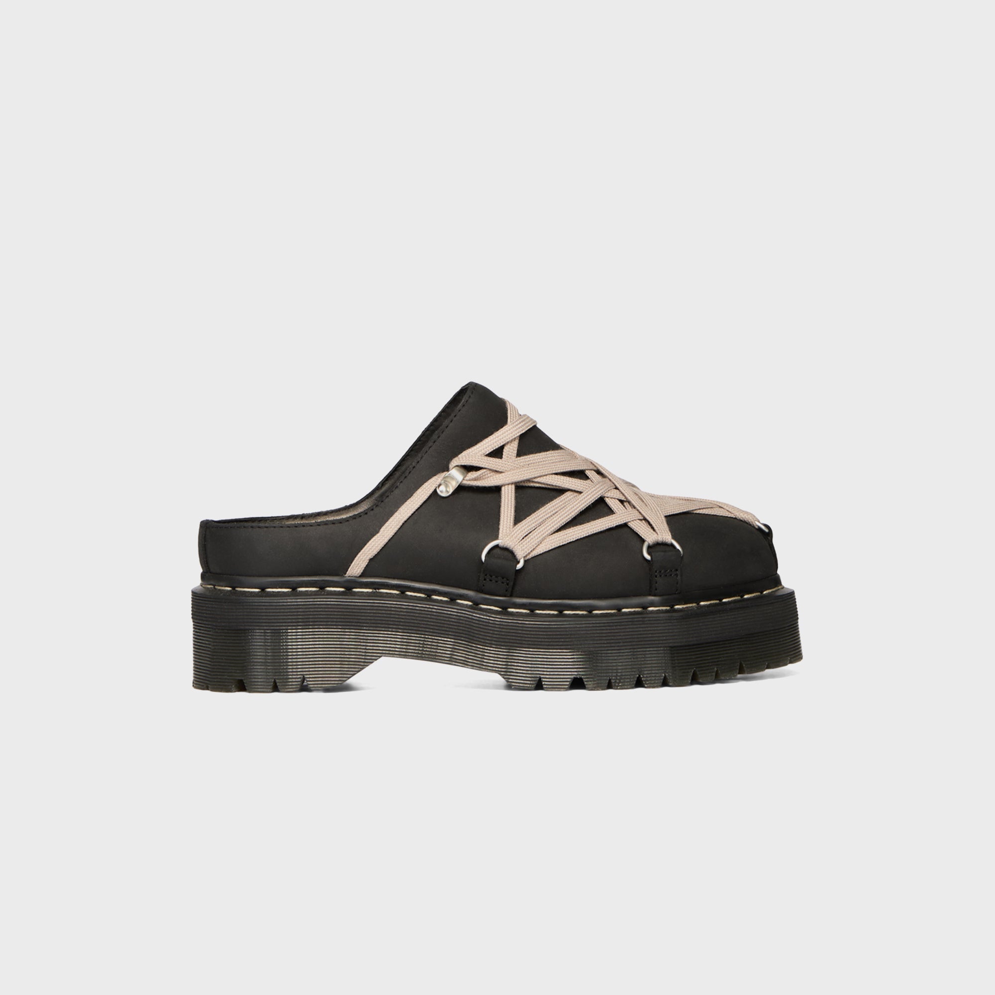 Dr. Martens x Rick Owens Quad Sole Megalace Mules - Black – Kith