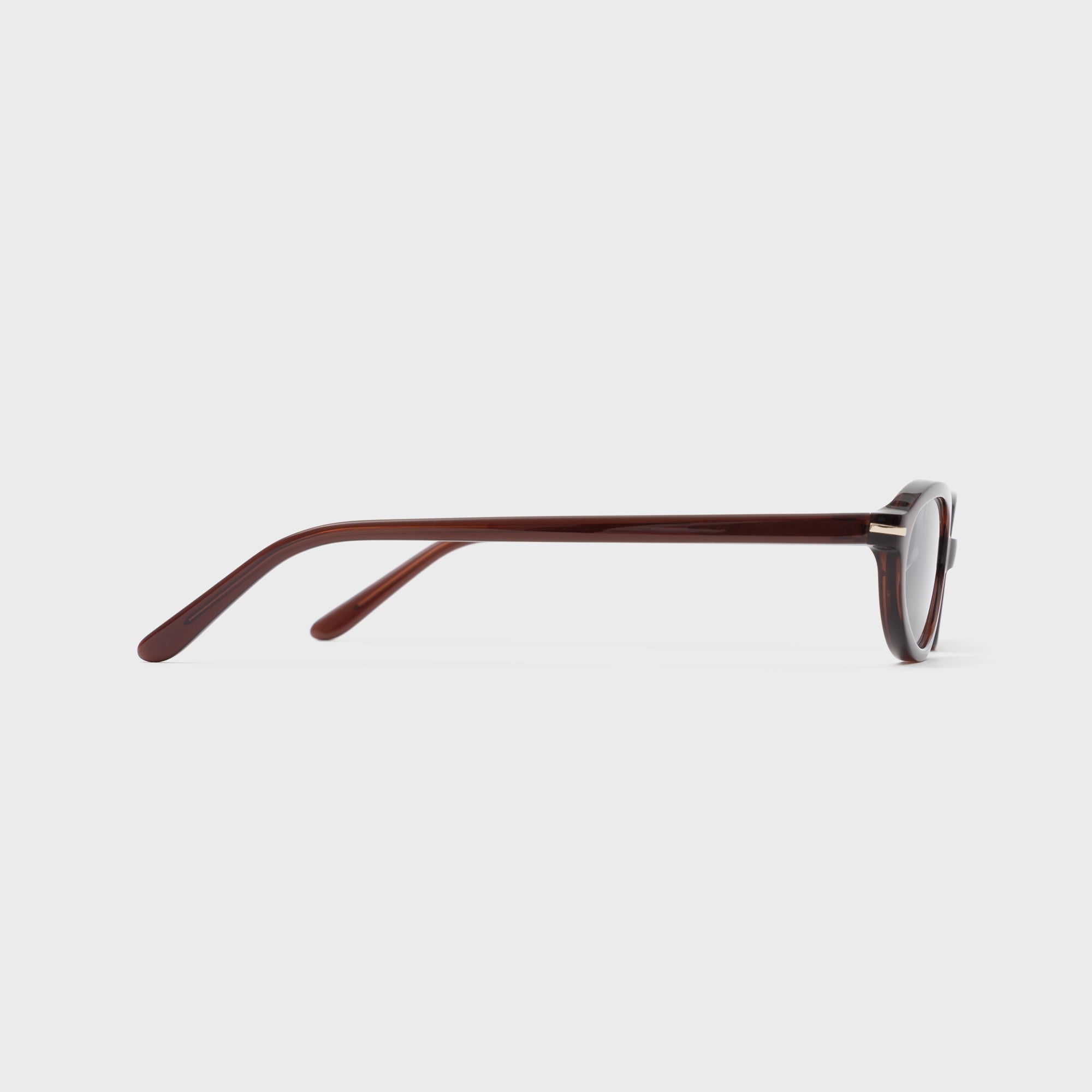 DMY Studios Noor Sunglasses - Transparent Mahogany – Kith