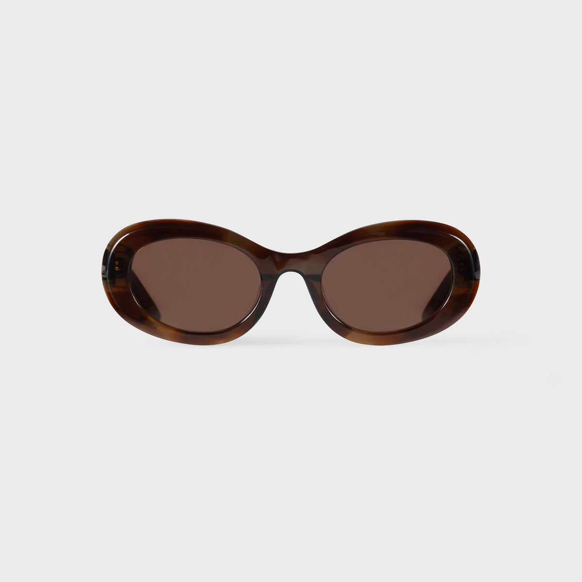 DMY Studios Camille Sunglasses - Mottled Brown
