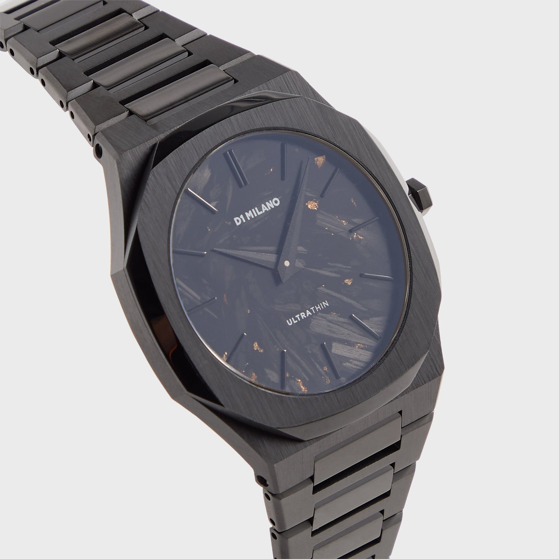 D1 Milano Ultra Thin Watch 40MM - Black DLC