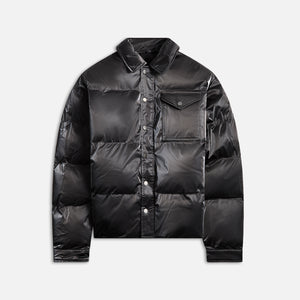 Daily Paper Wole Shirt Puffer Jacket Obsidian - Black