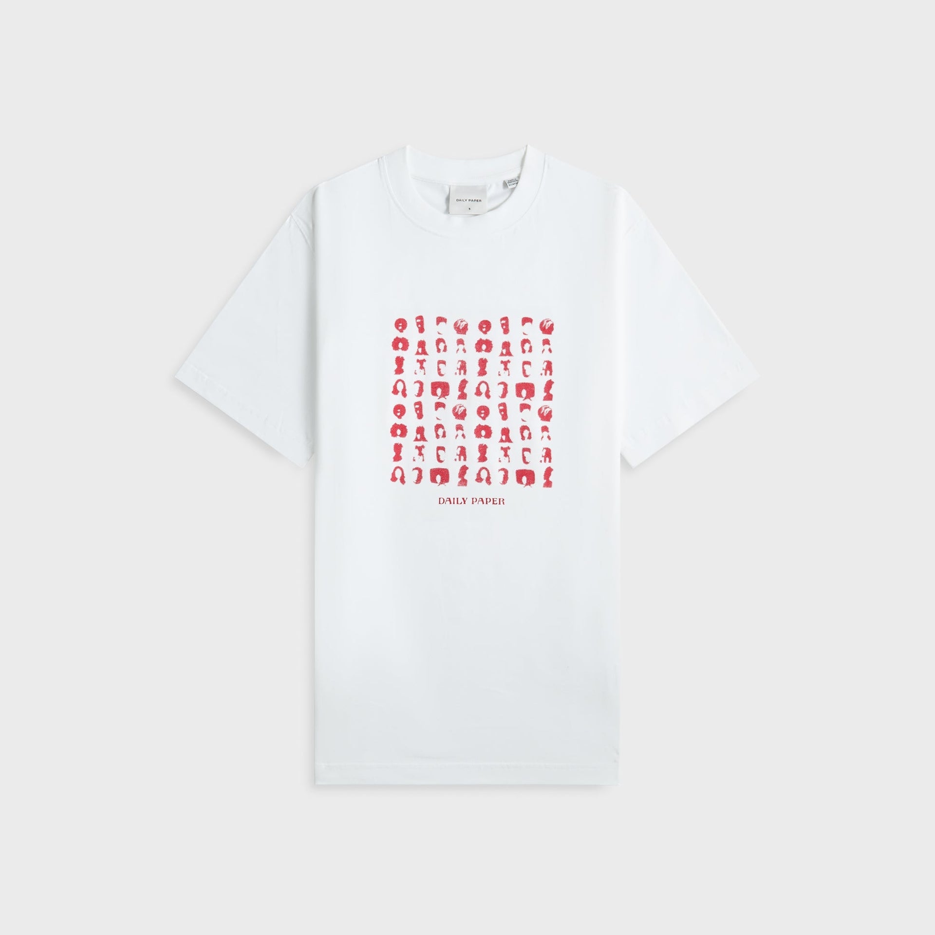 Daily Paper Hair Grid Tee in White