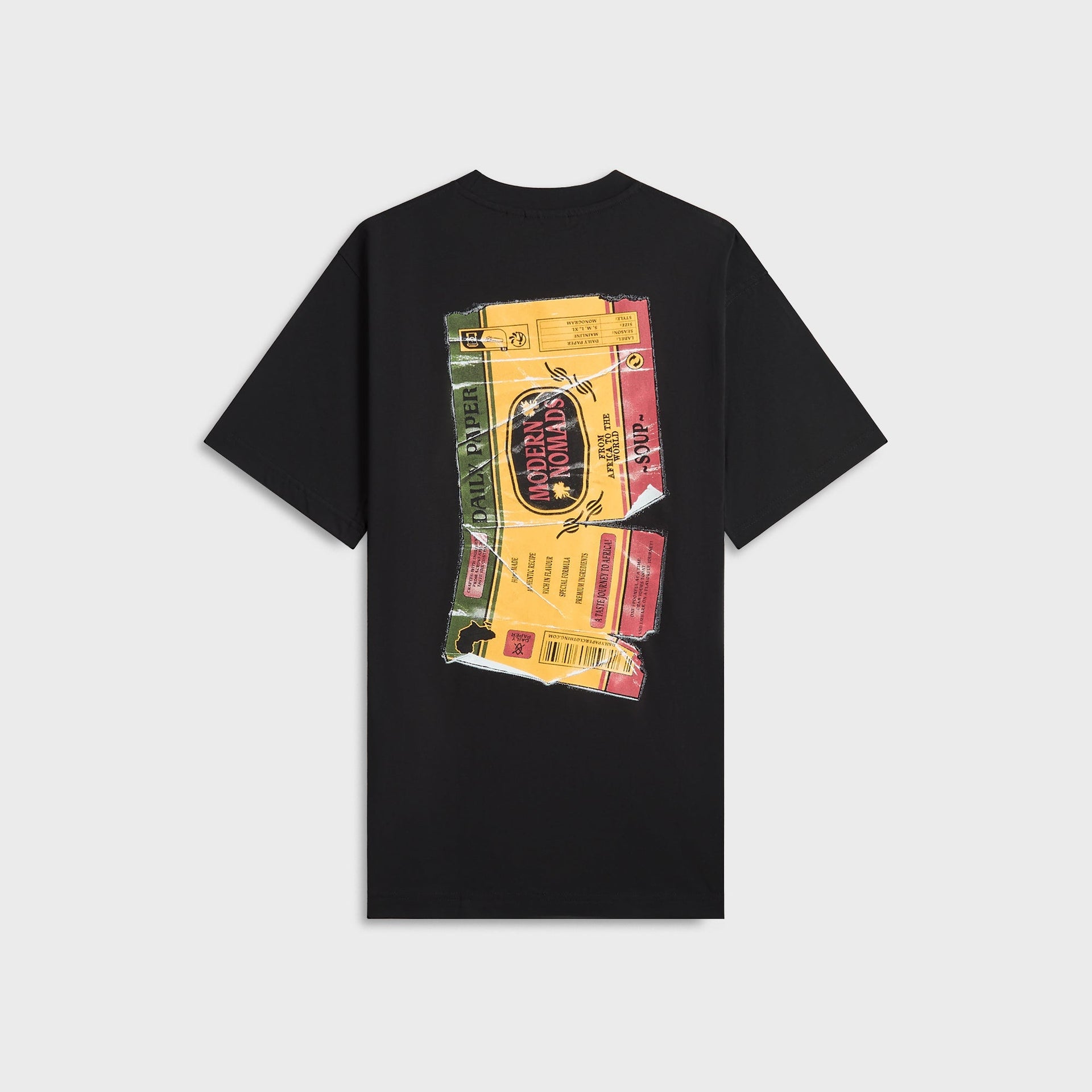 Daily Paper Wrapper Tee in Black