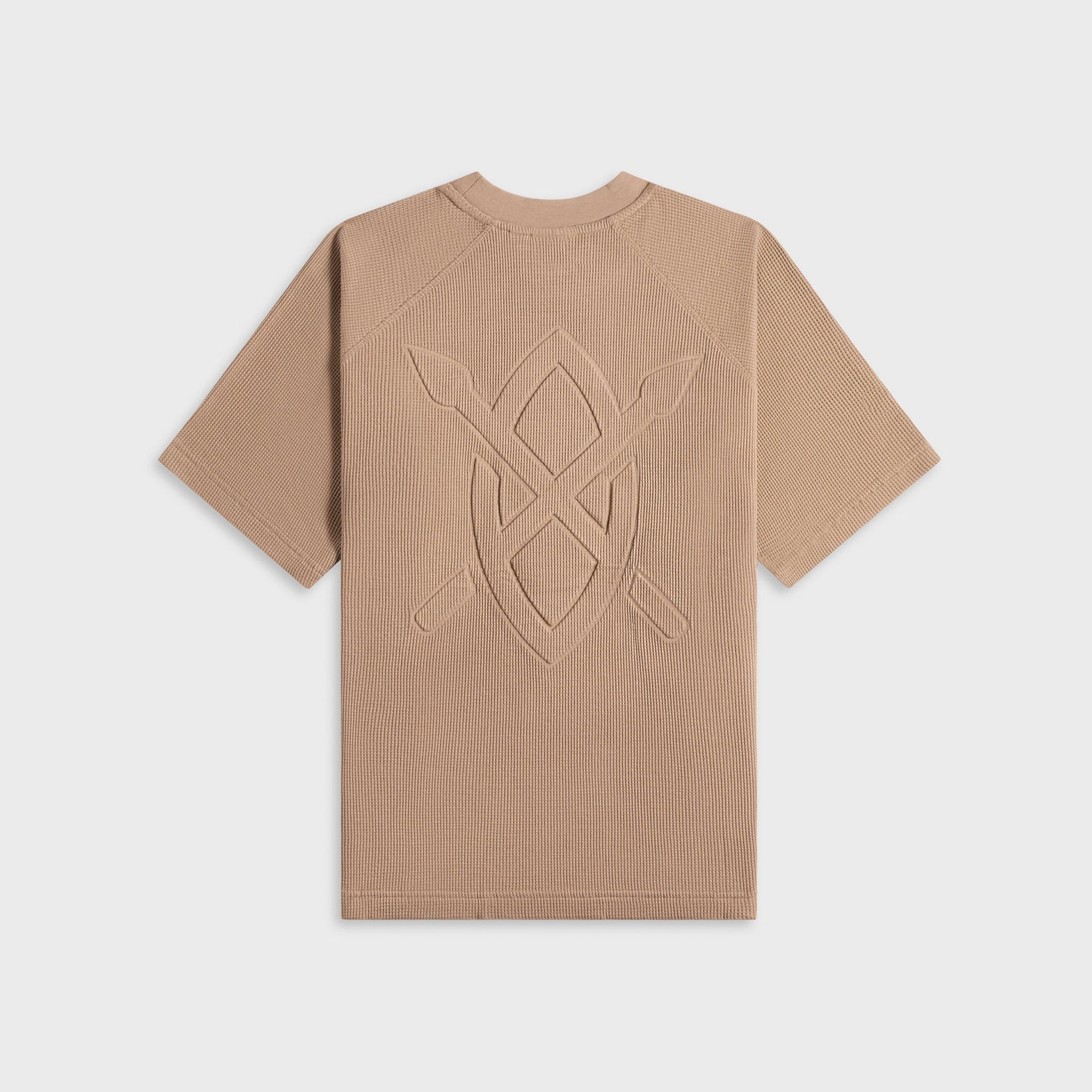 Daily Paper Waffle Boxy Tee - Irish Cream