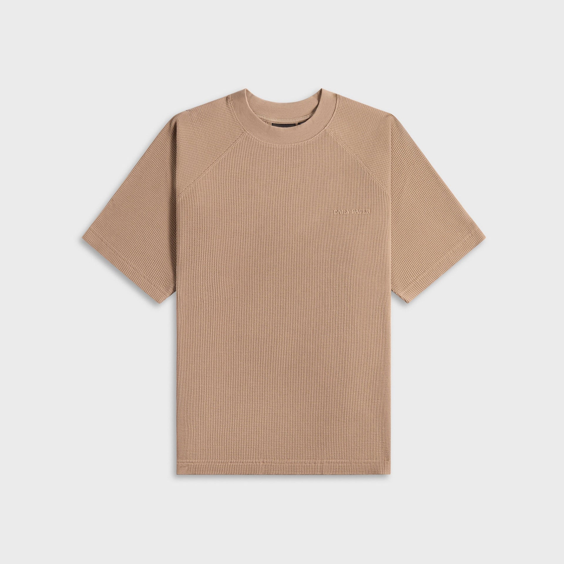 Daily Paper Waffle Boxy Tee - Irish Cream