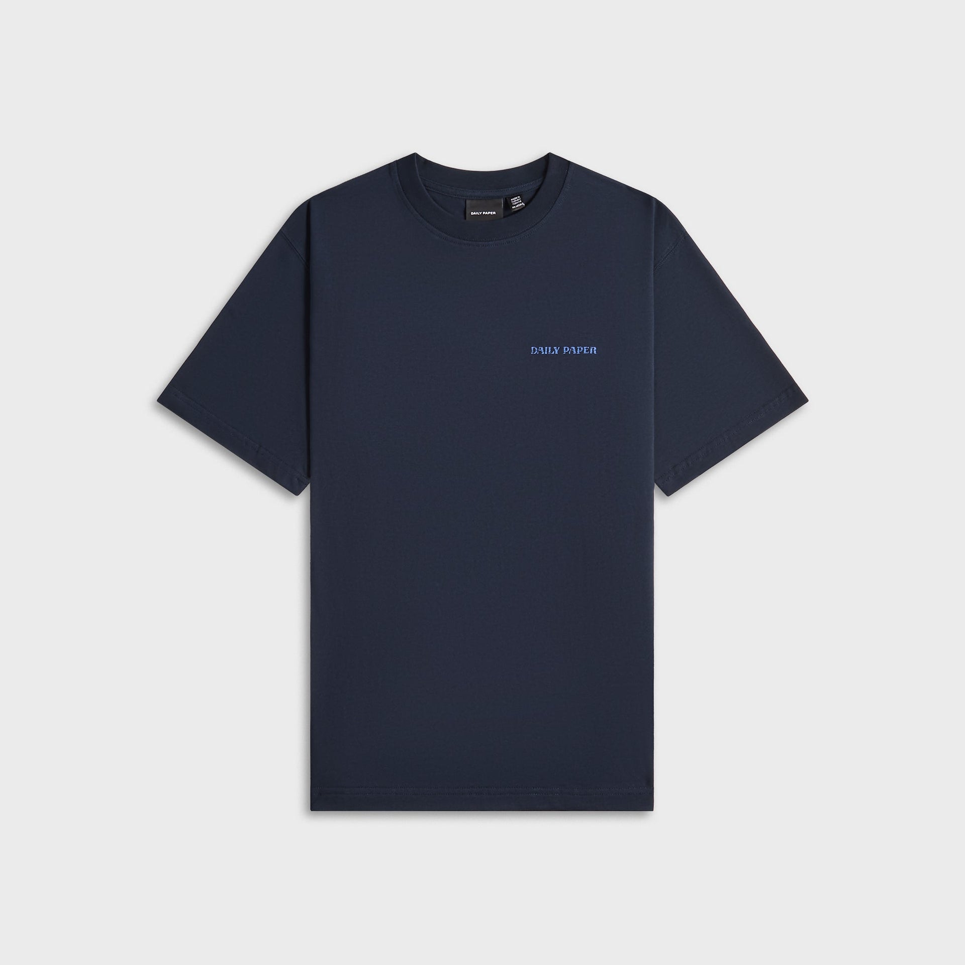 Daily Paper Candle Label Boxy Tee - Sky Captain Blue