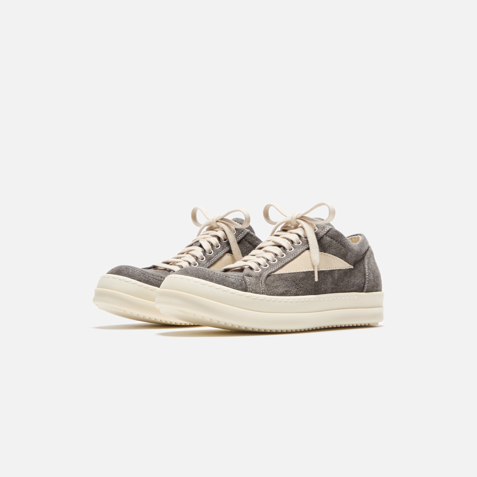 Rick Owens DRKSHDW Vintage Sneakers - Dust / Milk / Milk Scarpe – Kith