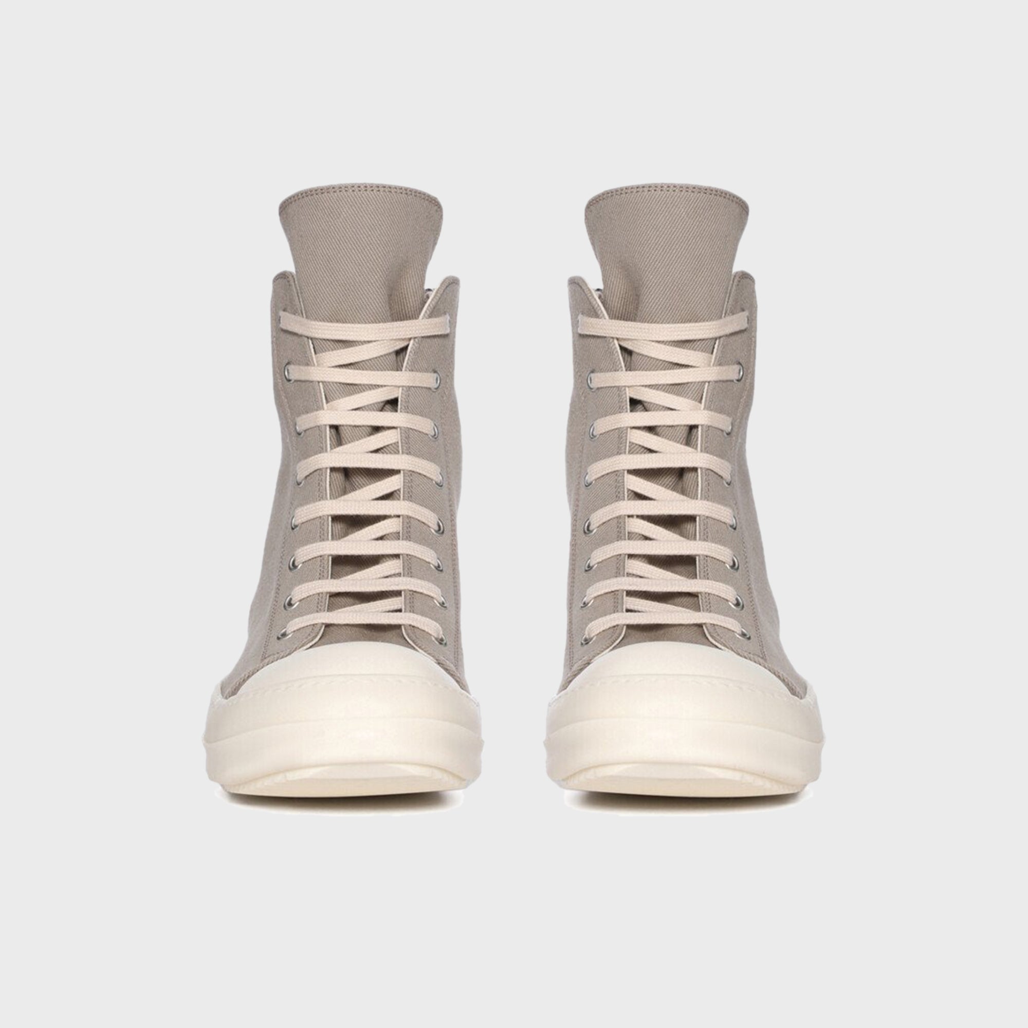 Rick Owens DRKSHDW Concordians High Sneaks - Dirty Pearl / Milk