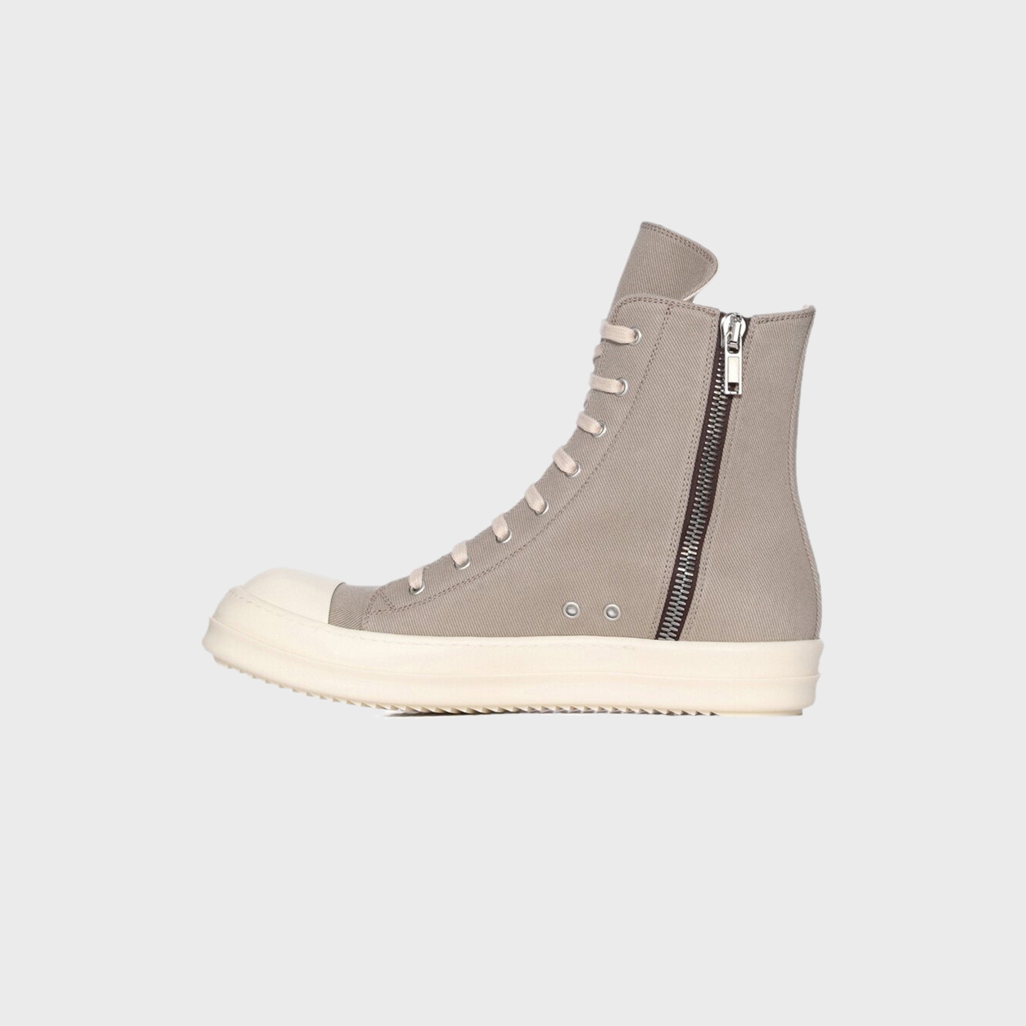 Rick Owens DRKSHDW Concordians High Sneaks - Dirty Pearl / Milk
