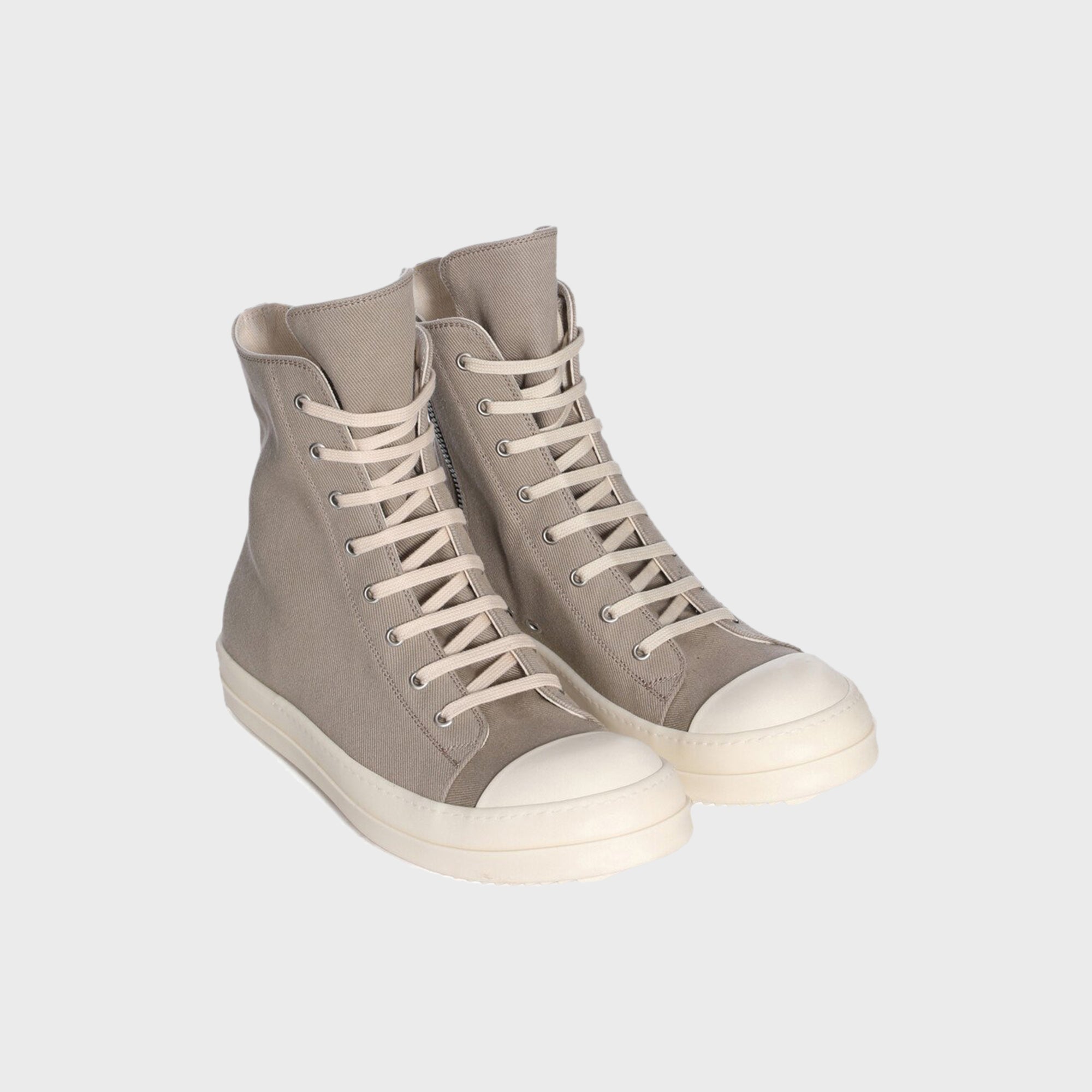Rick Owens DRKSHDW Concordians High Sneaks - Dirty Pearl / Milk