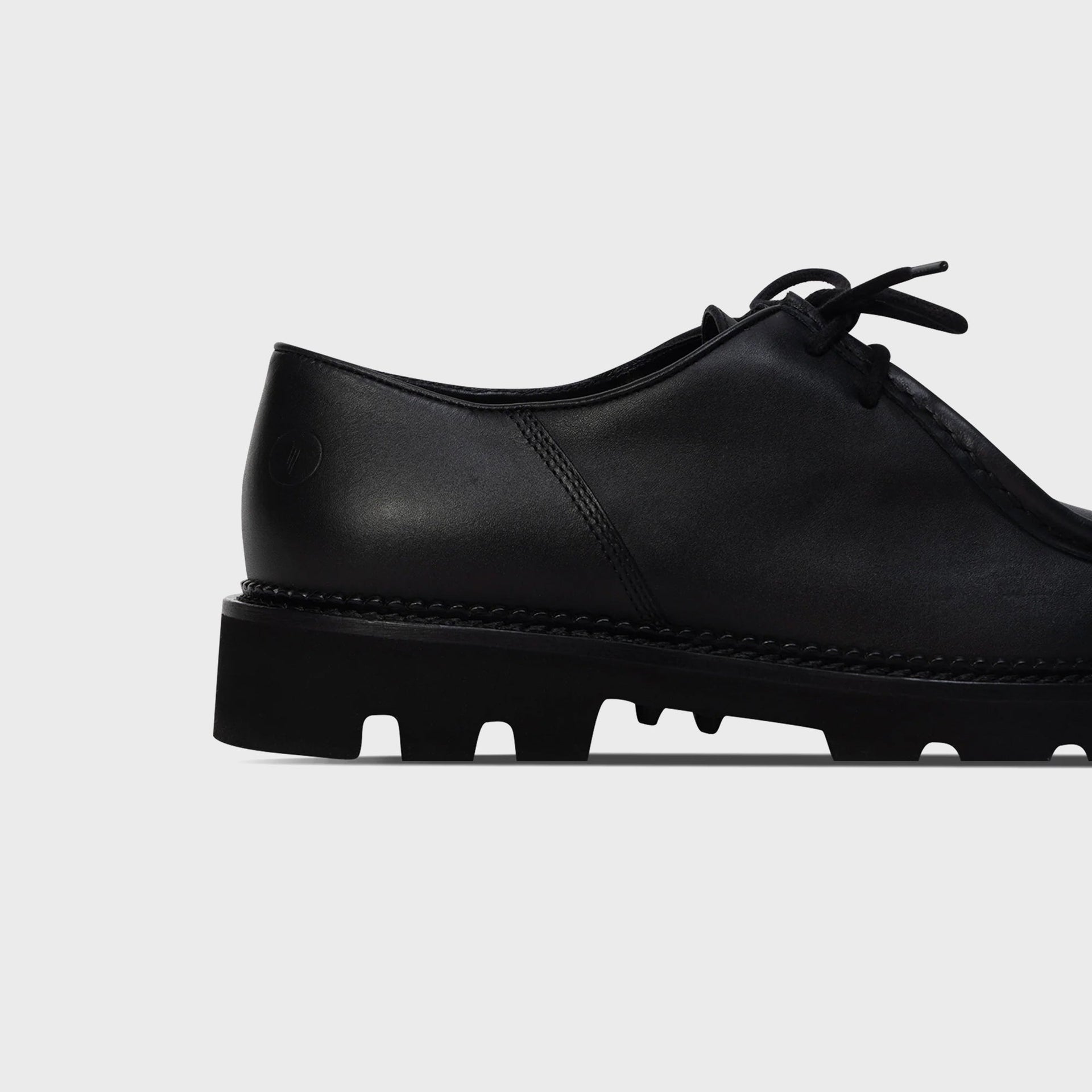 Collegium Pillar Moc-toe Derby - Nero